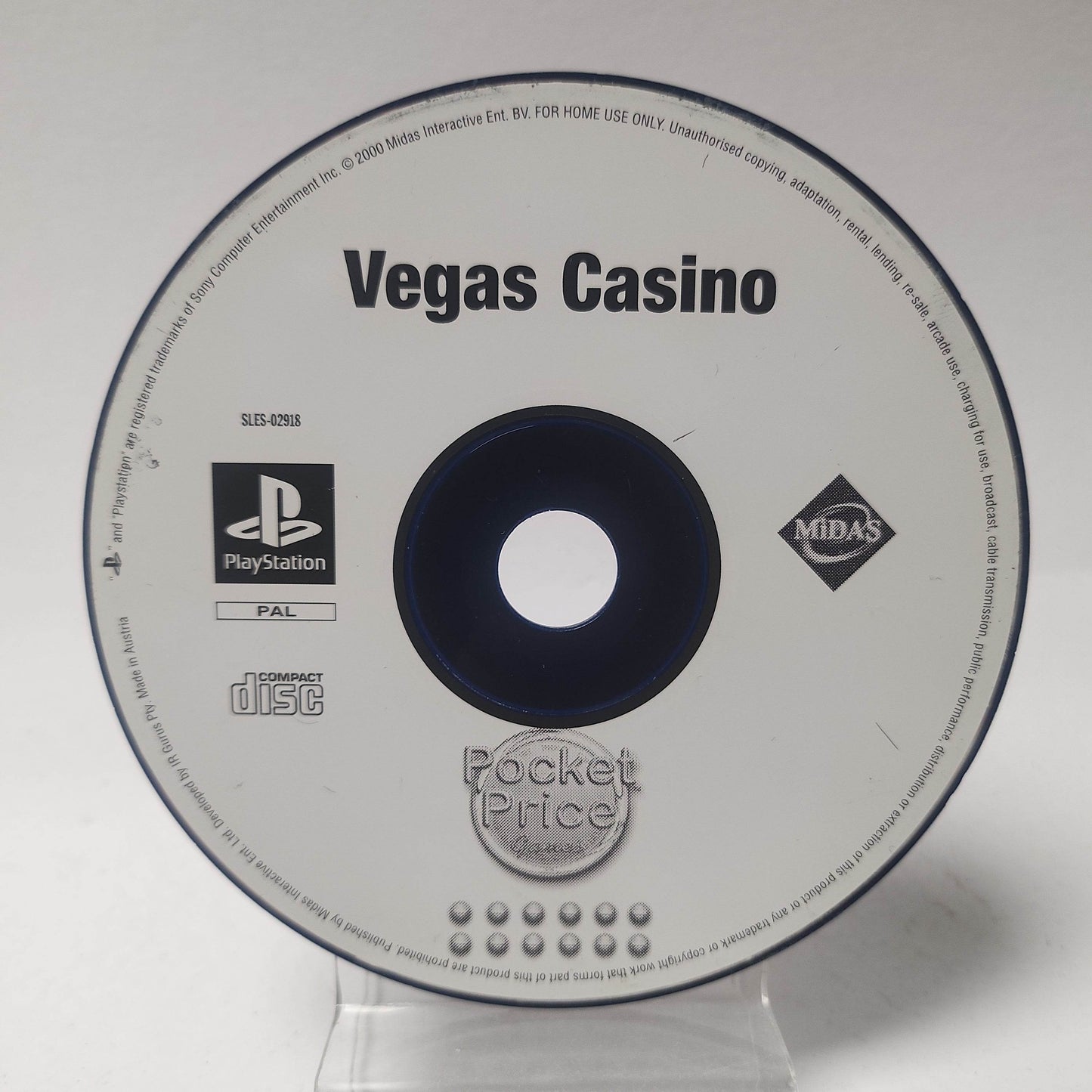 Vegas Casino (Disc Only) PlayStation 1 - Feniks Gameshop