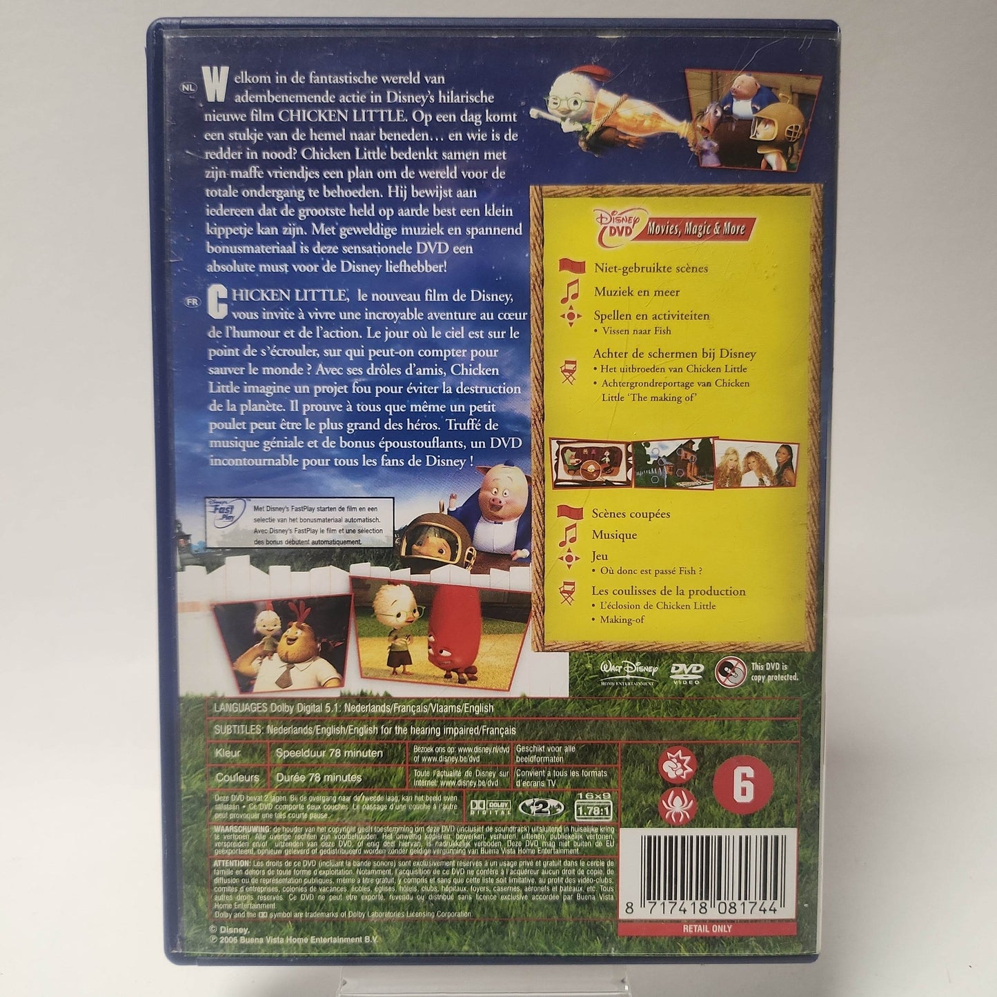 Disney Chicken Little DVD Kids - Feniks Gameshop