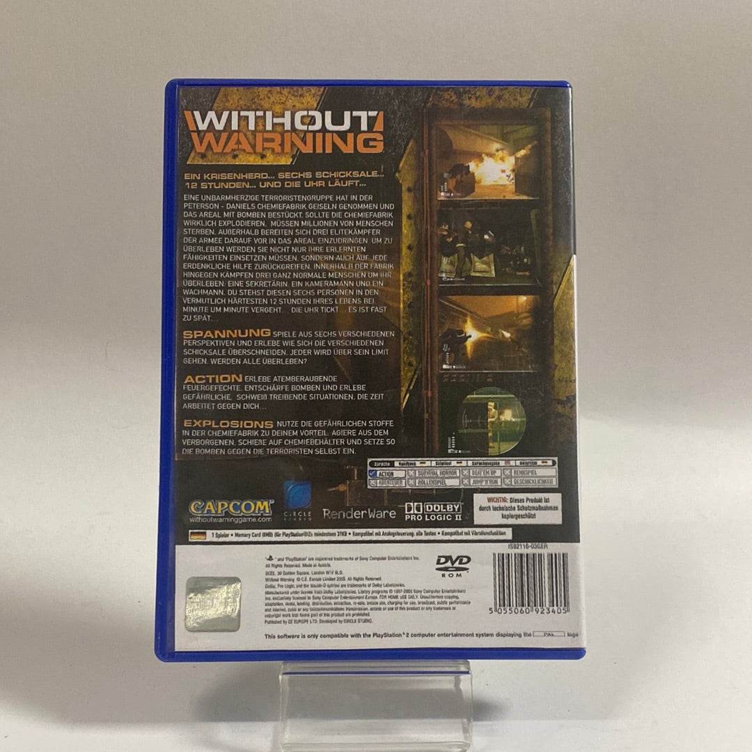 Without Warning Playstation 2 (Copy Cover) - Feniks Gameshop