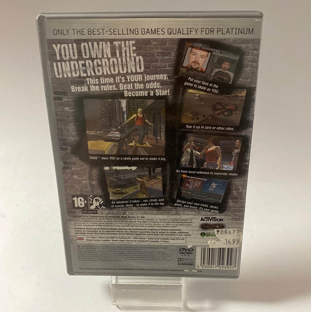 Tony Hawk's Underground Platinum Edition Playstation 2 - Feniks Gameshop