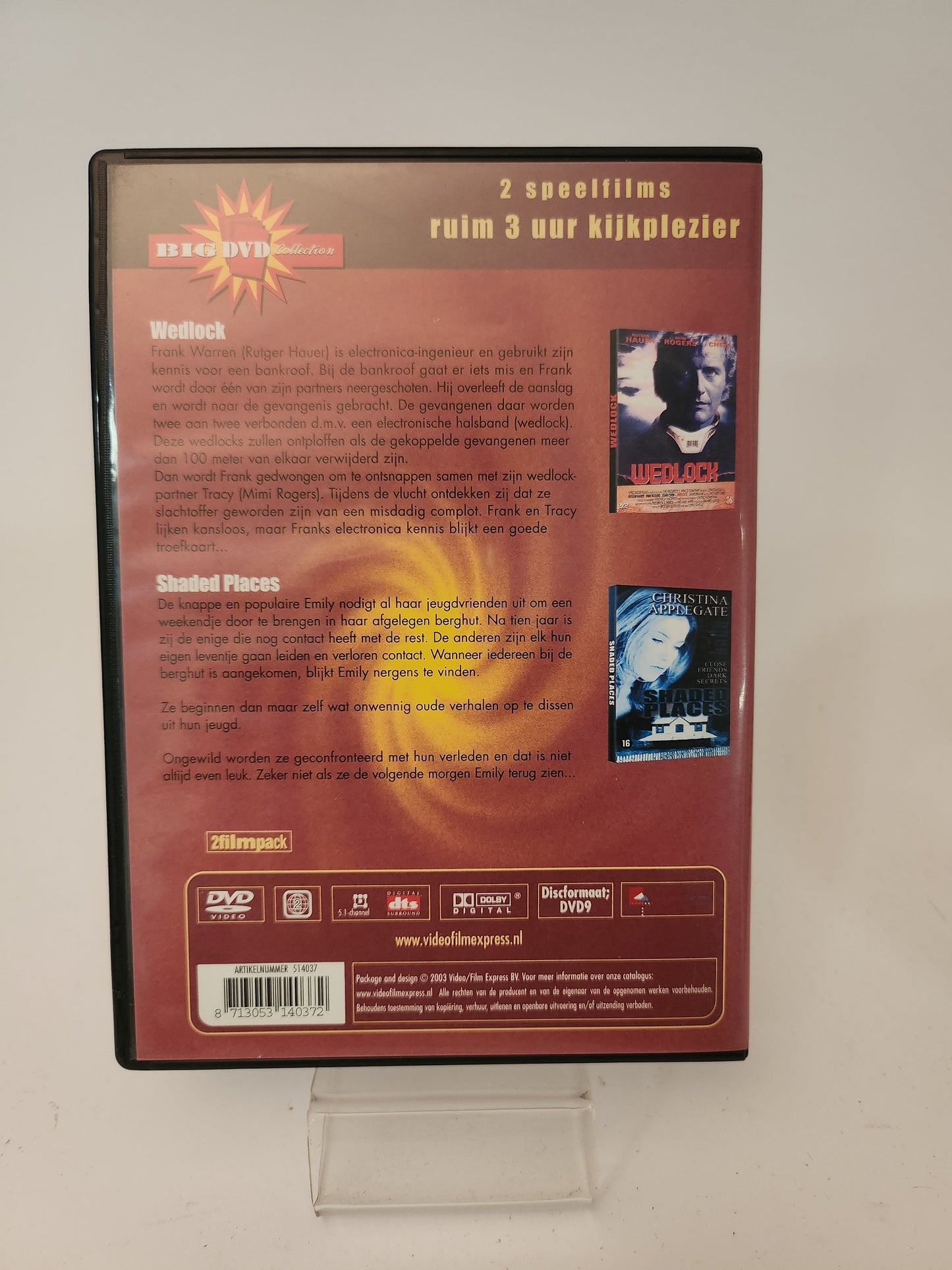 2 in 1 Films: Wedlock & Shaded Places Dvd Box - Dvd Volwassenen
