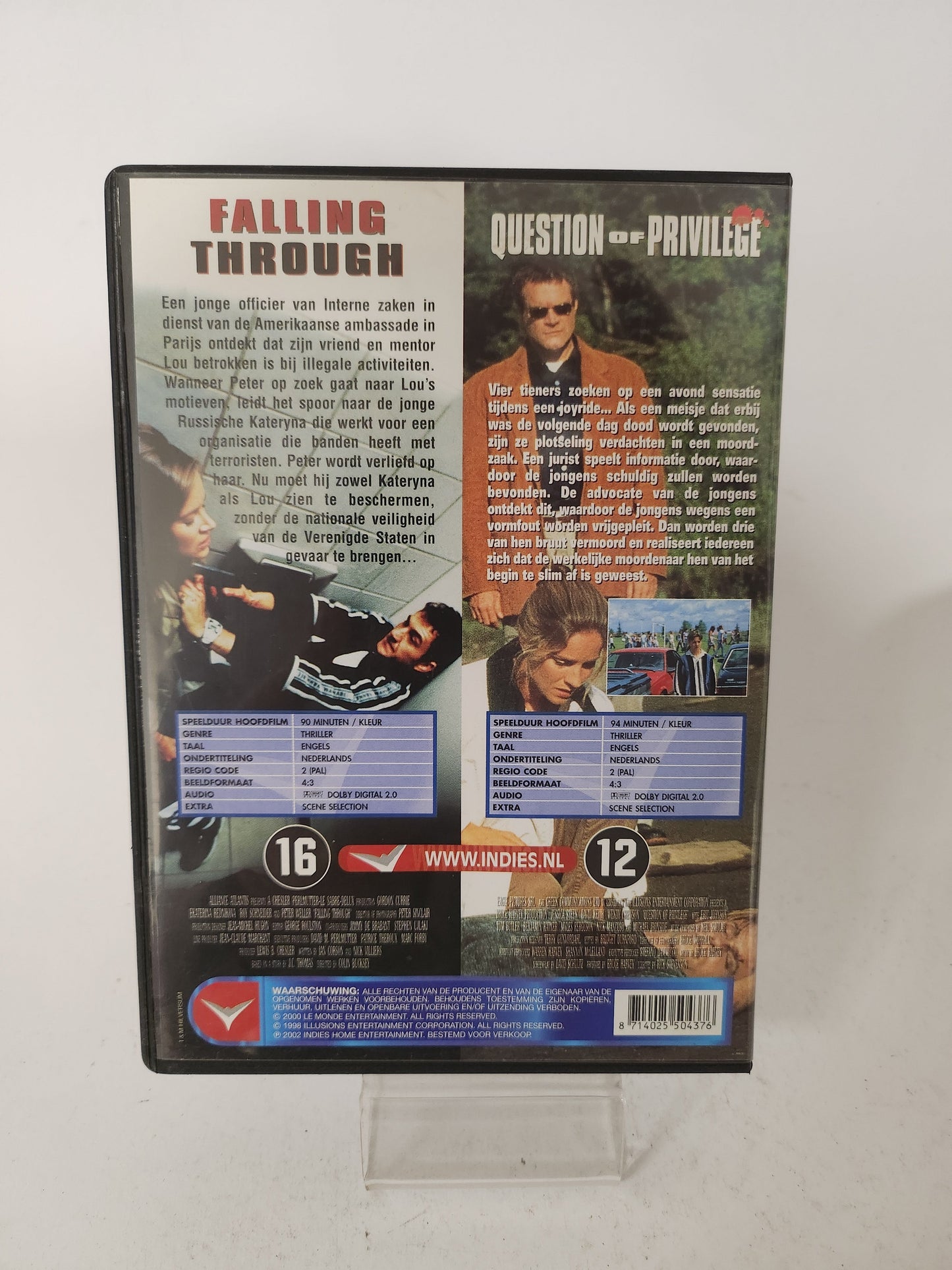 2 in 1 Movie Dvd Box - Dvd Volwassenen