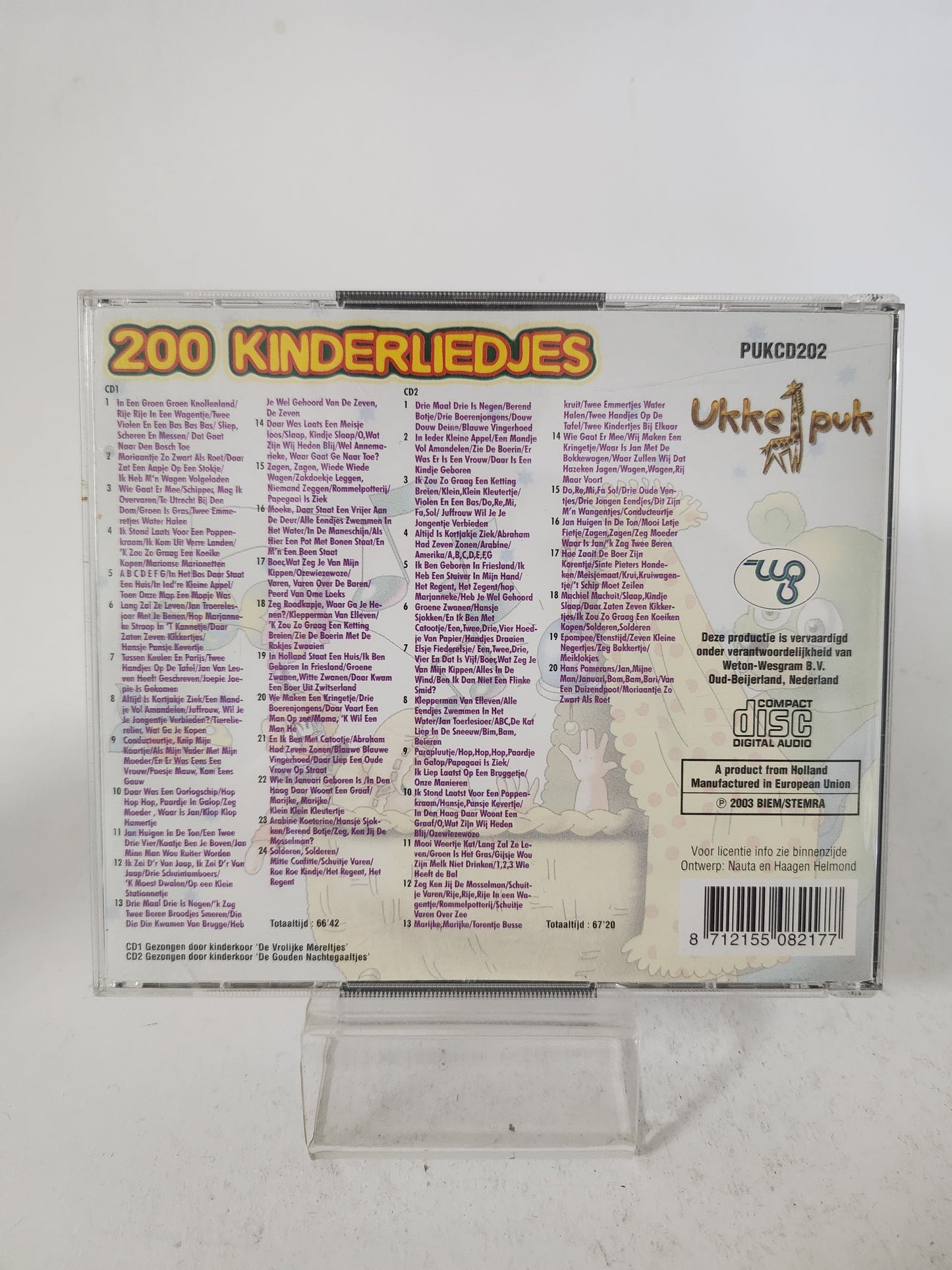 200 Kinderliedjes Dubbel CD - Cd