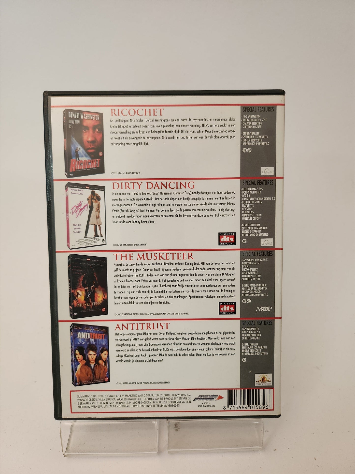 4 in 1 Films Dvd Box - Dvd Volwassenen