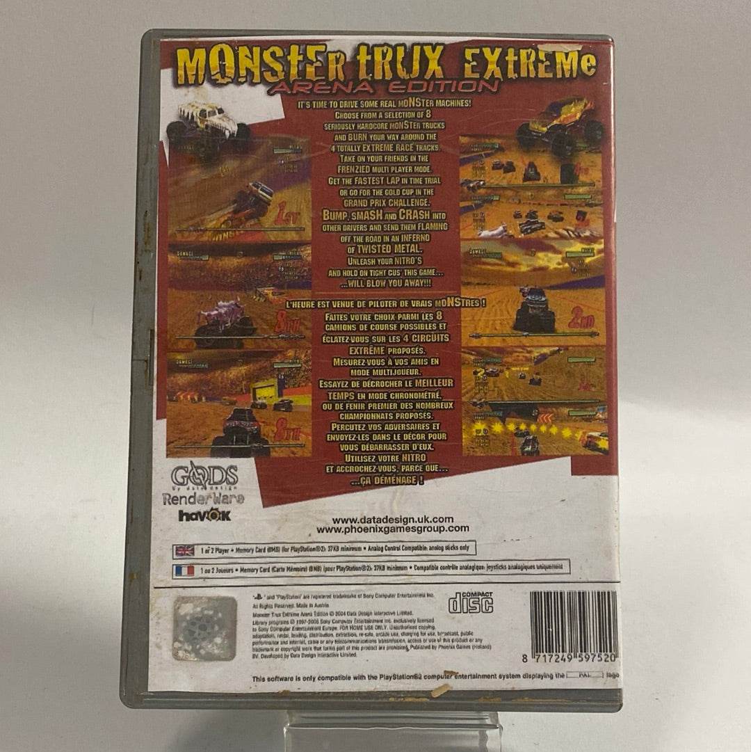 Monster Trux Extreme Arena Edition Playstation 2 (Copy Cover) - Feniks Gameshop