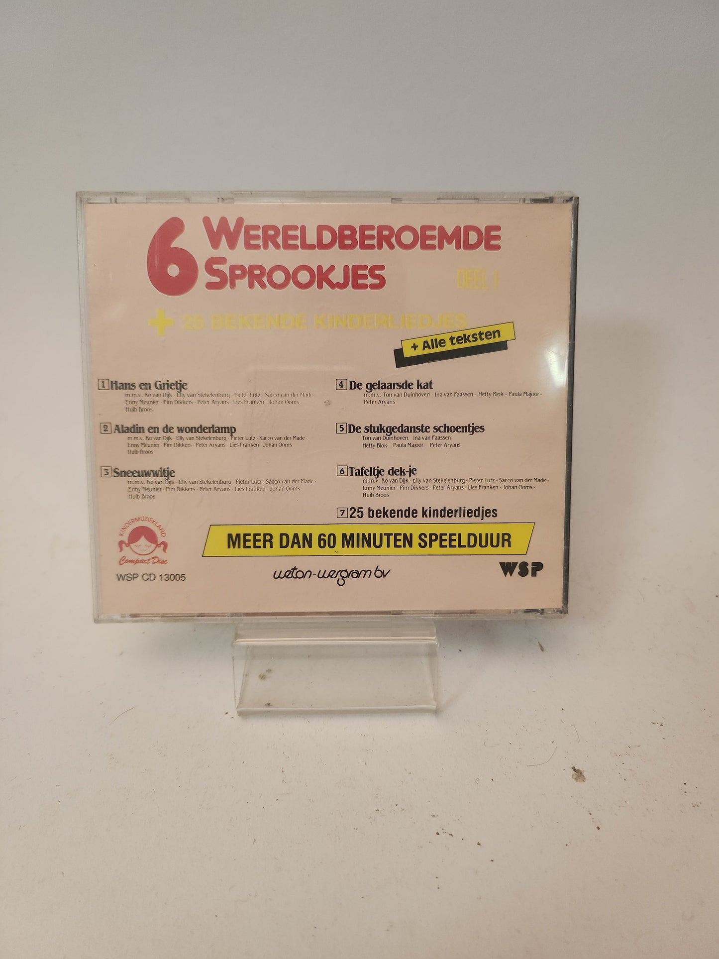 6 Wereldberoemde Sprookjes + 25 Bekende Kinderliedjes Deel 1 CD - Cd