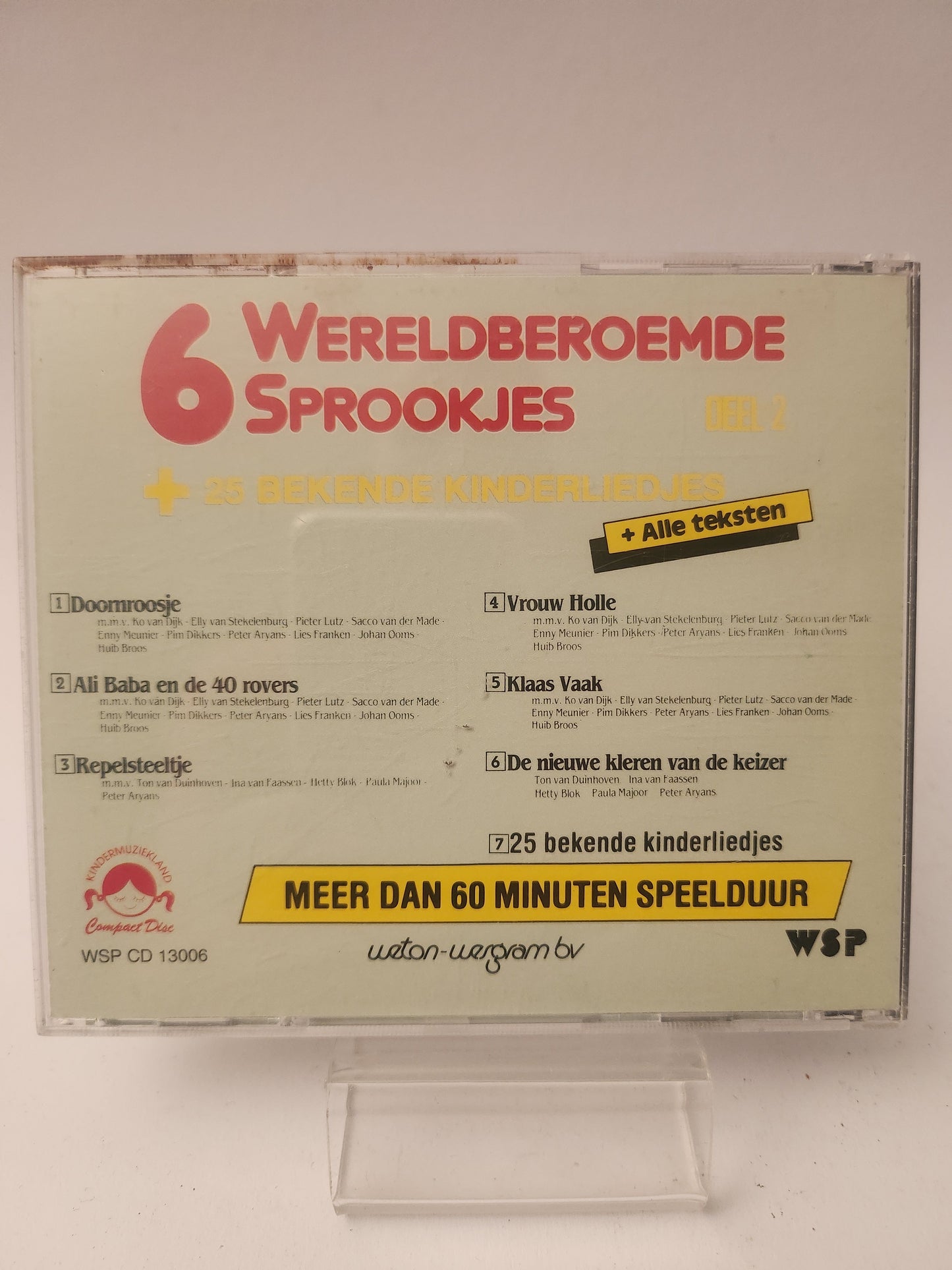 6 Wereldberoemde Sprookjes + 25 Bekende Kinderliedjes Deel 2 CD - Cd
