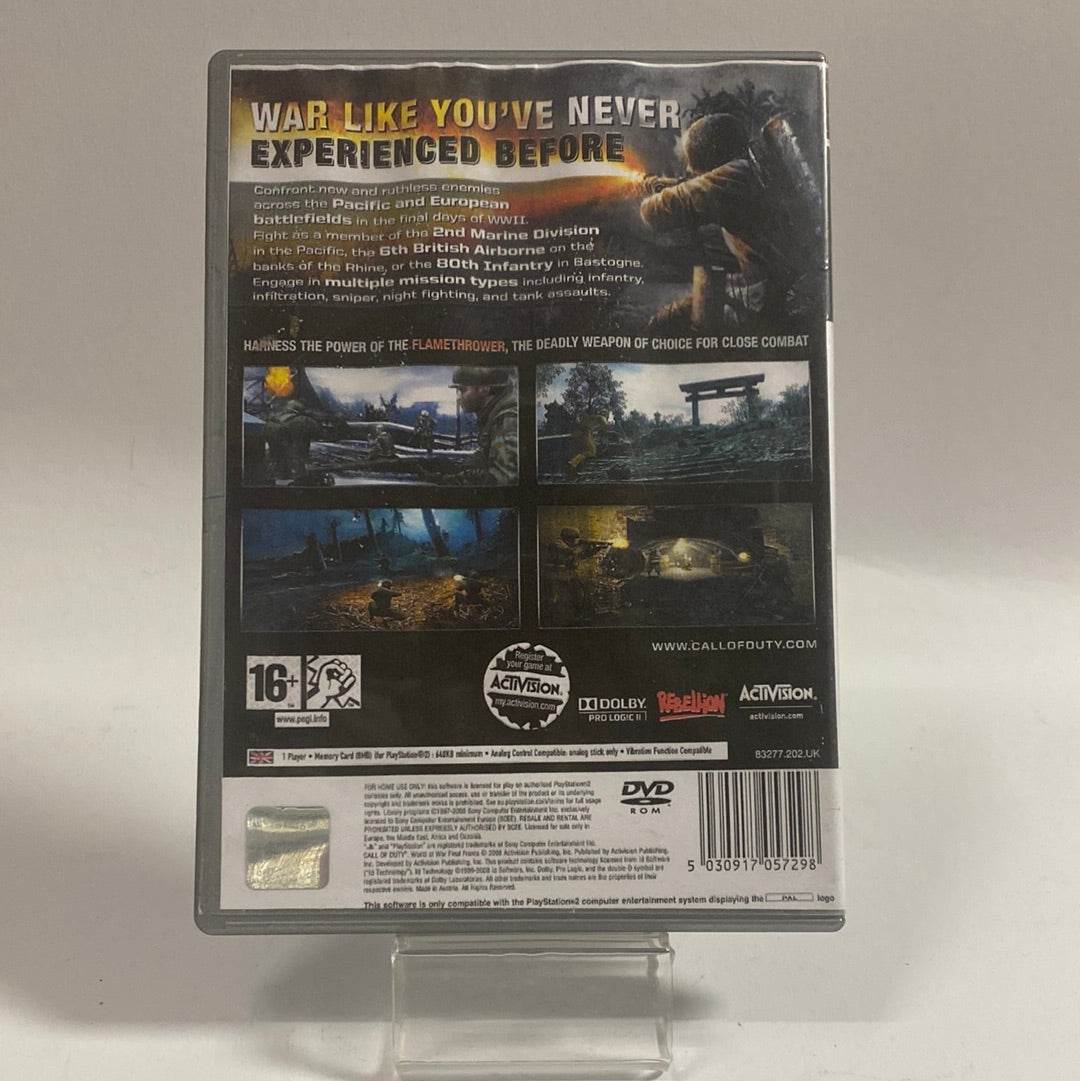 Call Of Duty World At War Final Fronts Playstation 2 (Copy Cover) - Feniks Gameshop