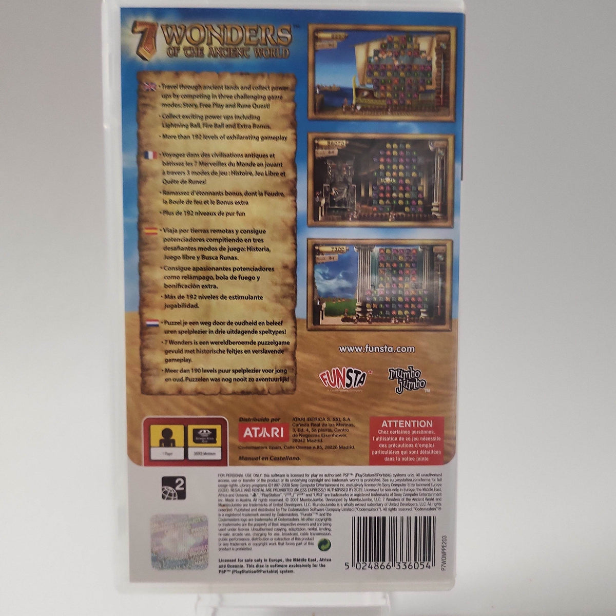 7 Wonders of the Ancient World Playstation Portable - Feniks Gameshop