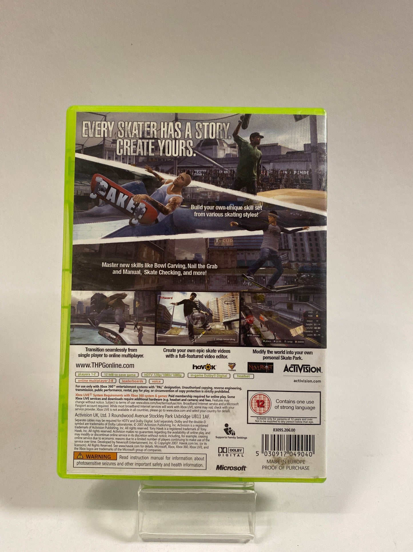 Tony Hawk’s Proving Ground American Edition Xbox 360 - Feniks Gameshop