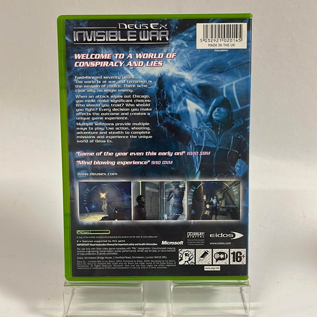 Deus Ex Invisible War Xbox Original - Feniks Gameshop