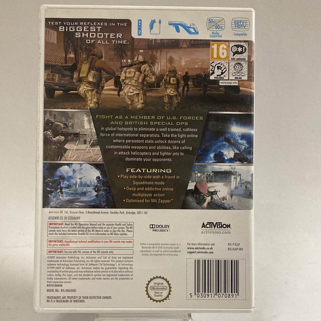 Call of Duty Modern Warfare Reflex Nintendo Wii - Feniks Gameshop