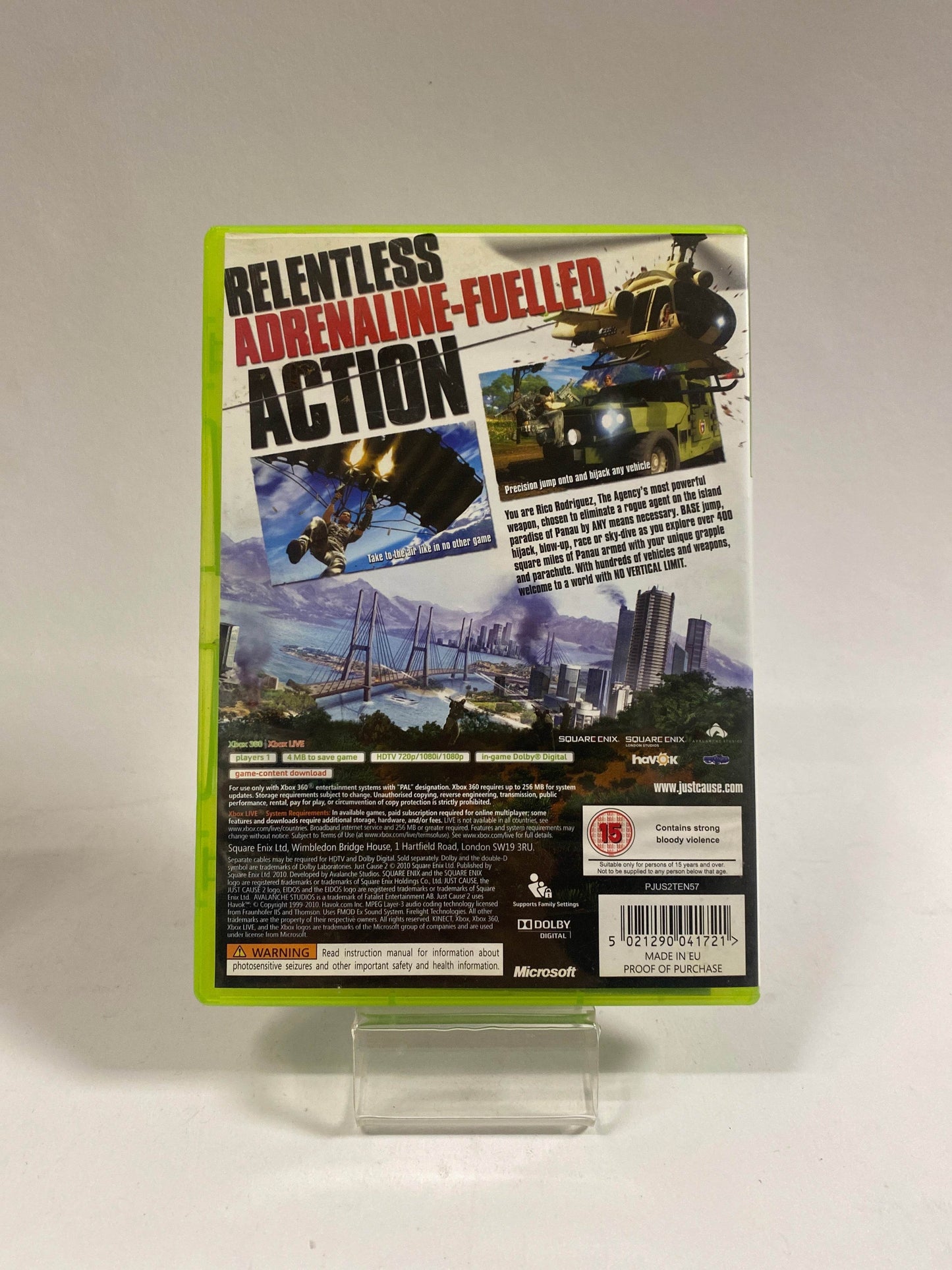 Just Cause 2 Classics Best Seller Am. Cover Xbox 360 - Feniks Gameshop