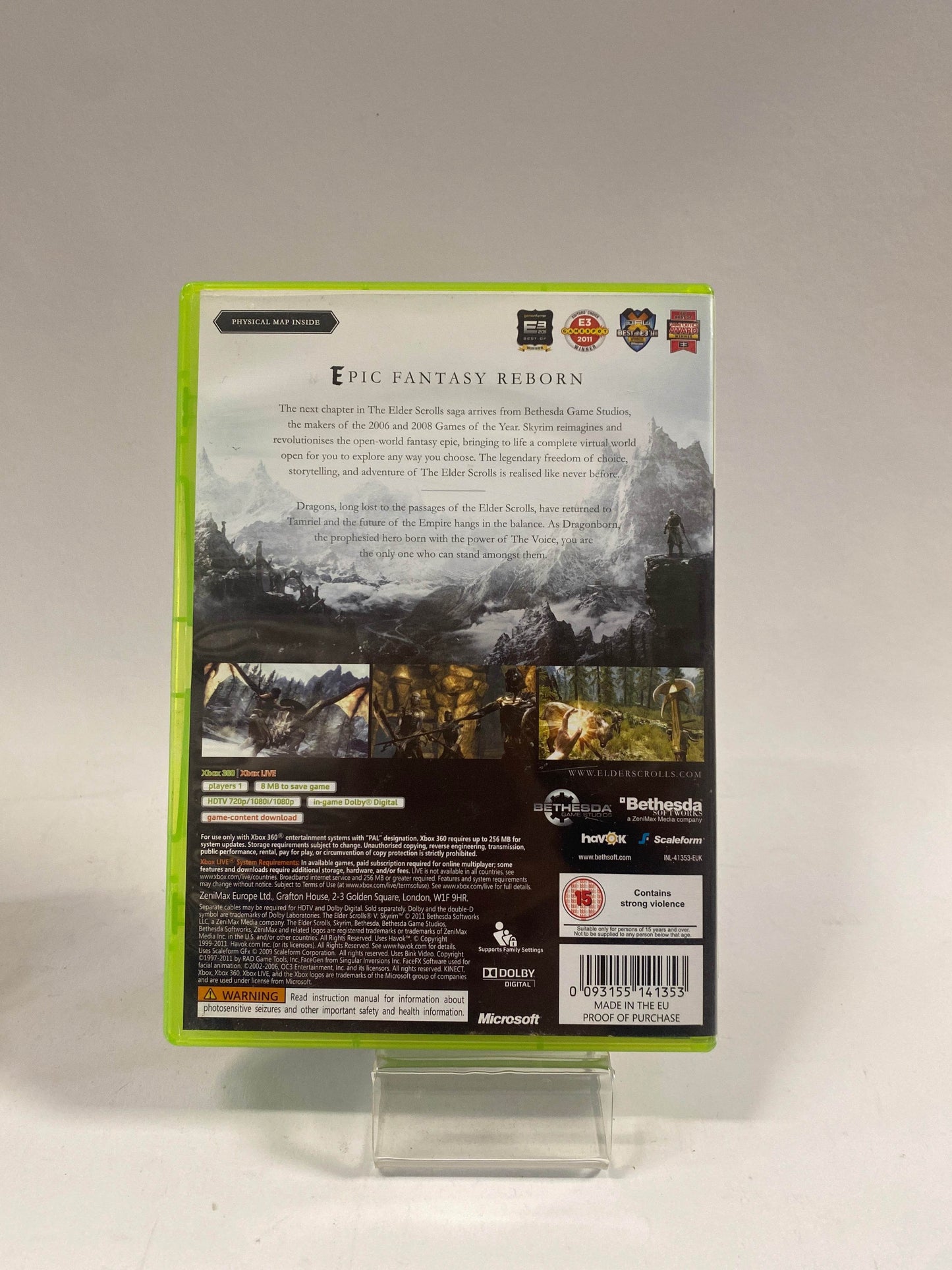 Elder Scrolls V Skyrim American Edition Xbox 360 - Feniks Gameshop