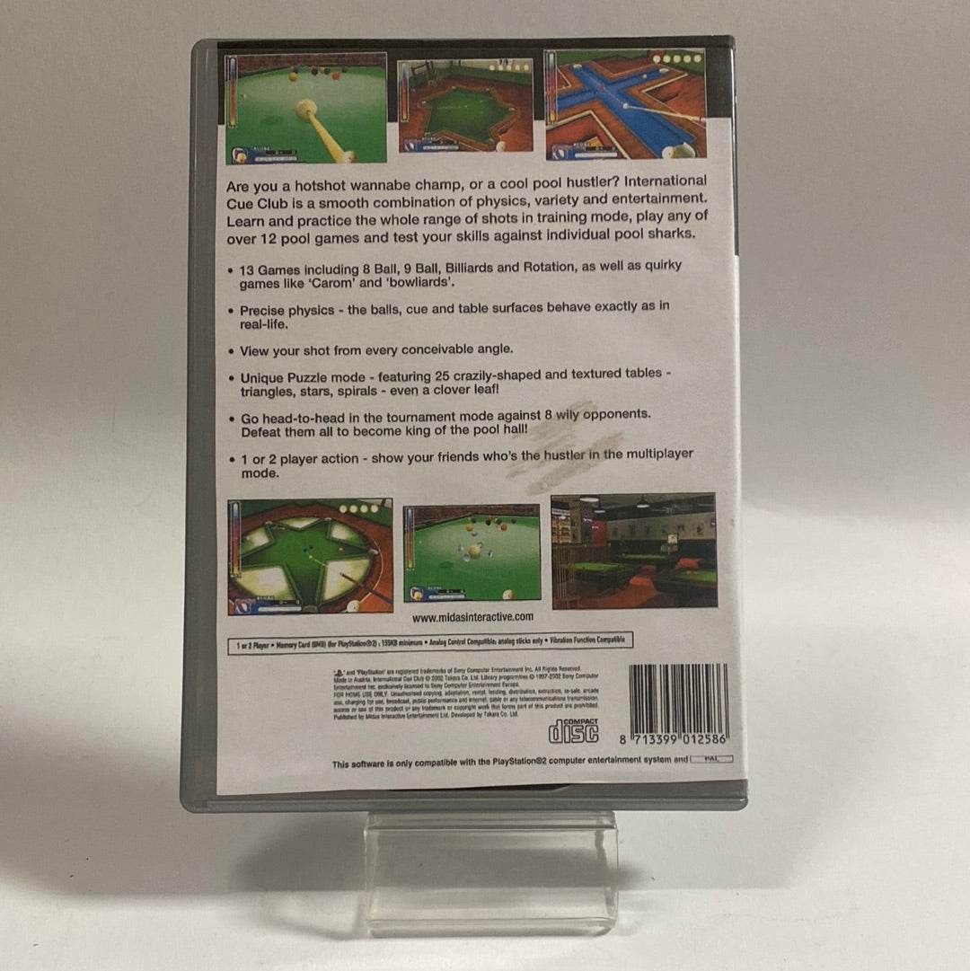 International Cue Club (Copy Cover )Playstation 2 - Feniks Gameshop