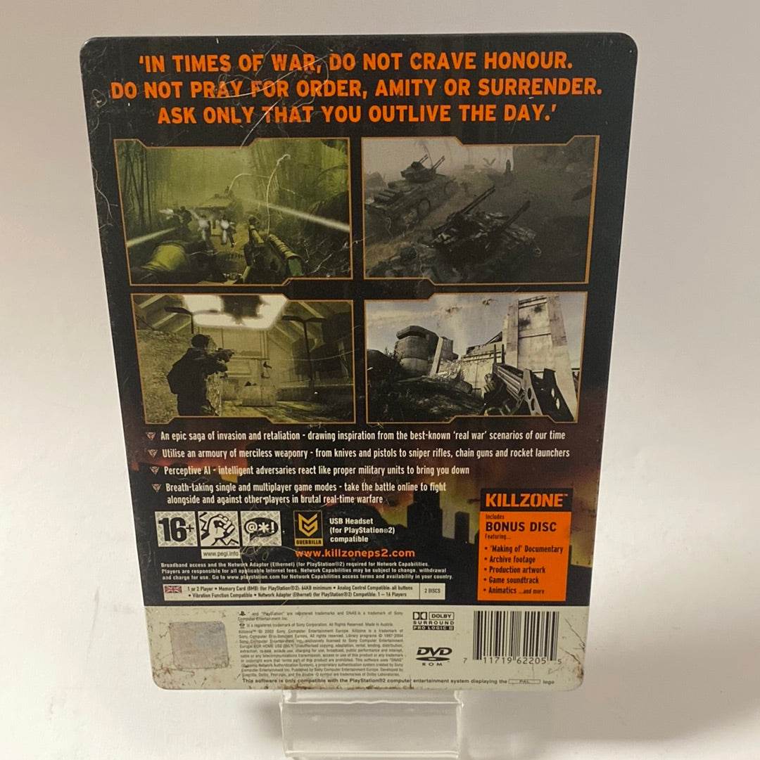 Killzone Collector's Box Steelcase Playstation 2 - Feniks Gameshop