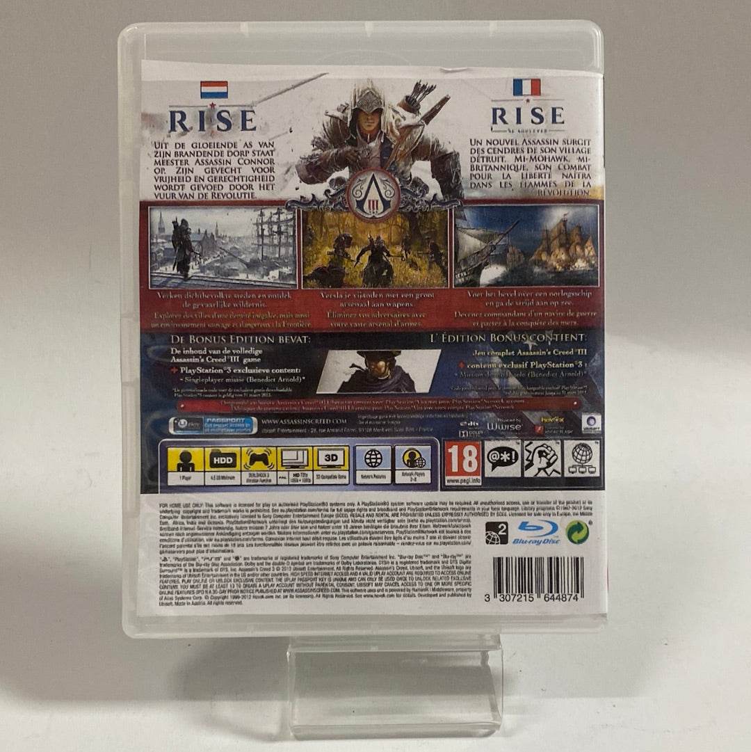 Assassin's Creed III (Copy Cover) Playstation 3 - Feniks Gameshop