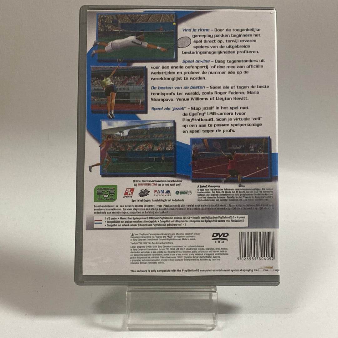 Top Spin Playstation 2 (Copy Cover) - Feniks Gameshop