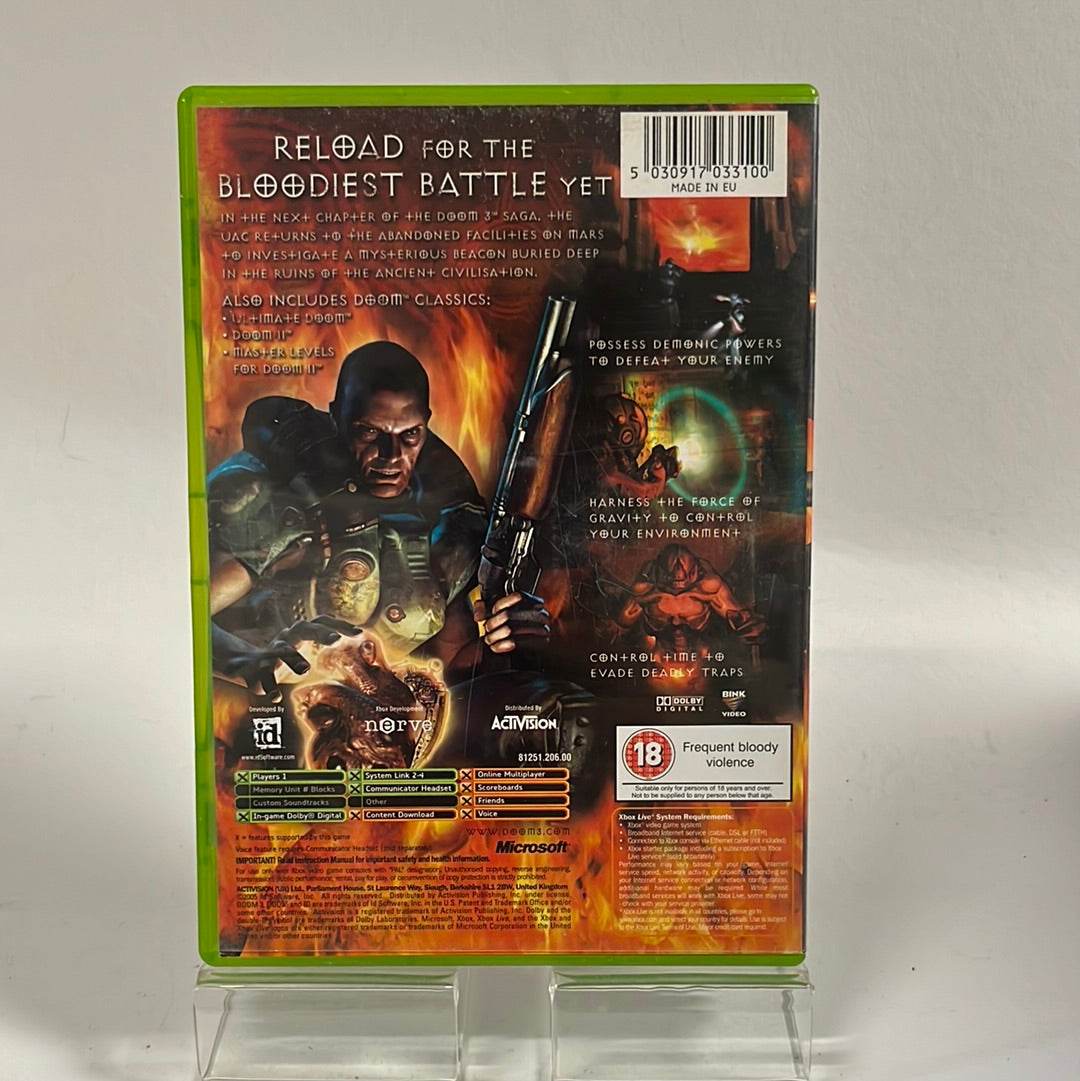 Doom 3 Resurrection of Evil Xbox Original - Feniks Gameshop