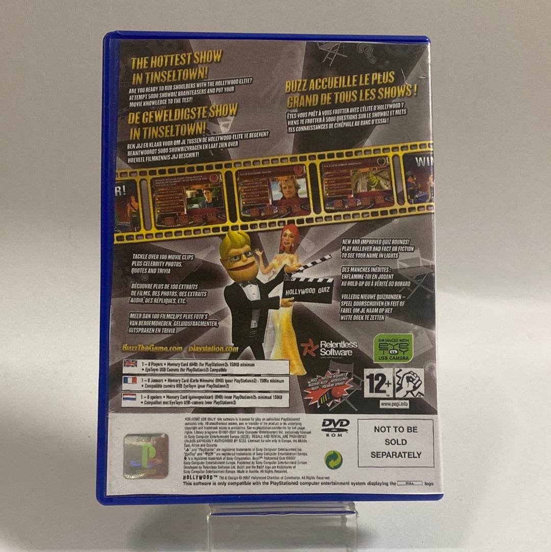 Buzz Hollywood Quiz Playstation 2 (Copy Cover) - Feniks Gameshop