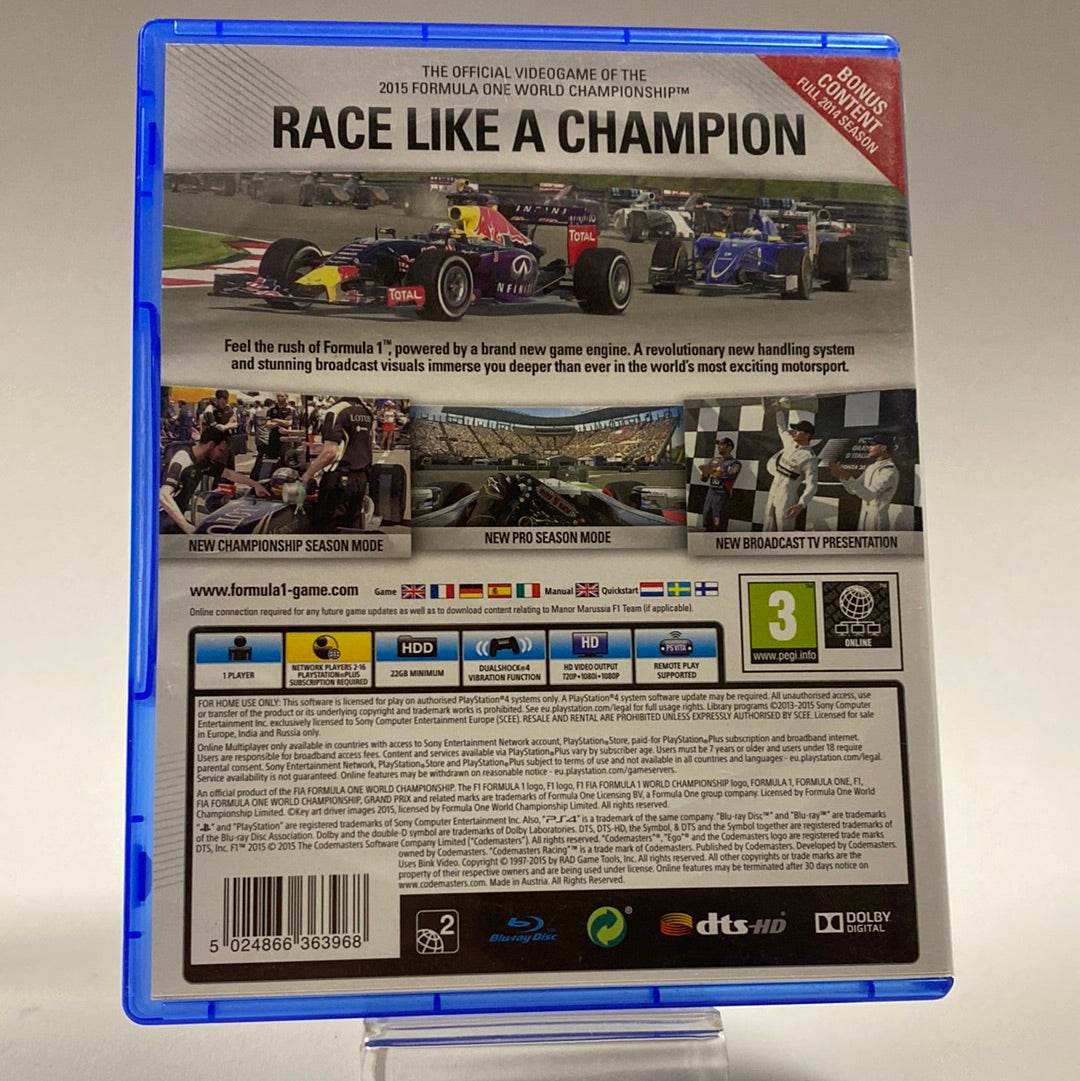 Formula 1 2015 Playstation 4 - Feniks Gameshop