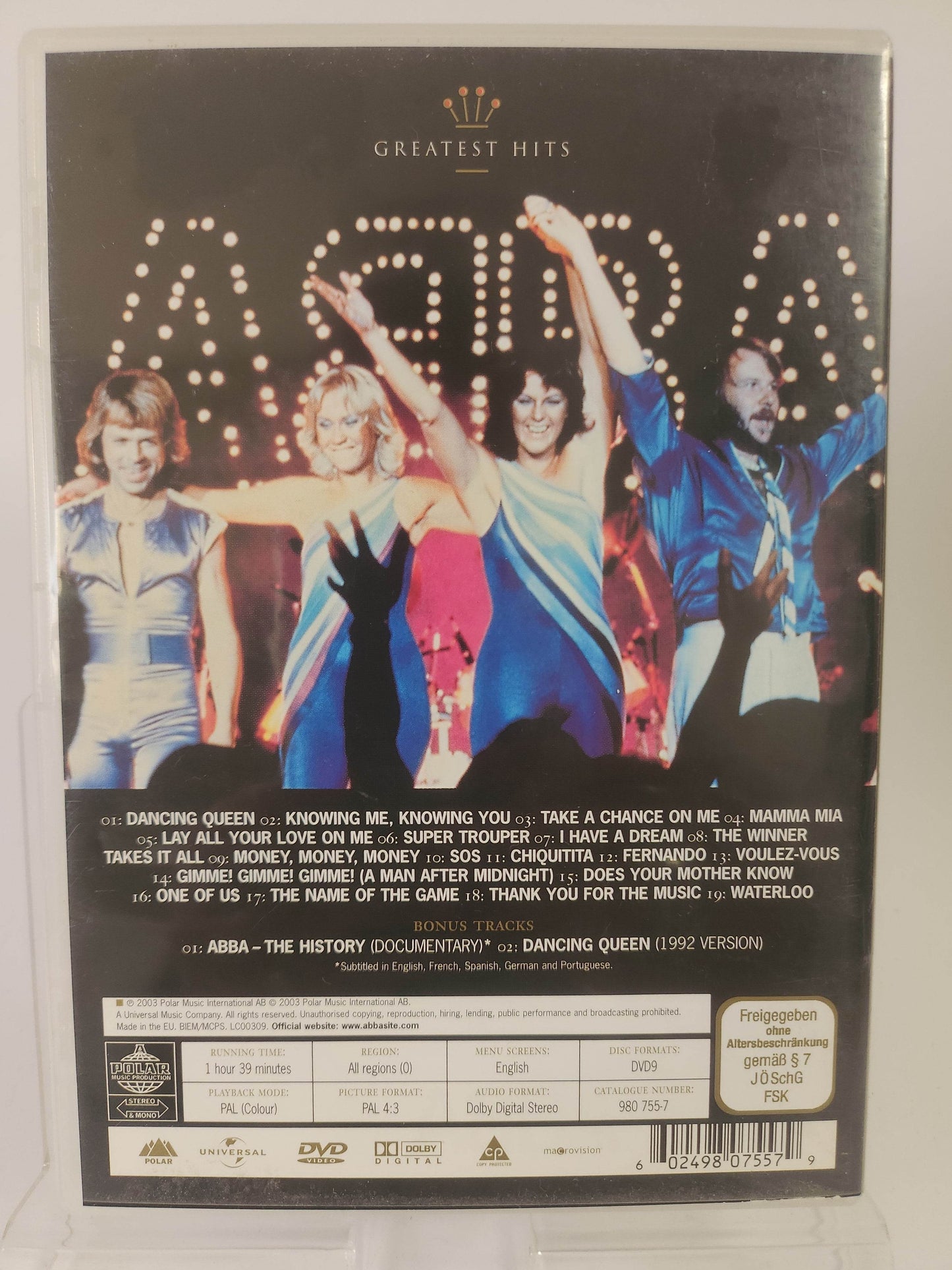 ABBA Gold Greatest Hits DVD - Feniks Gameshop