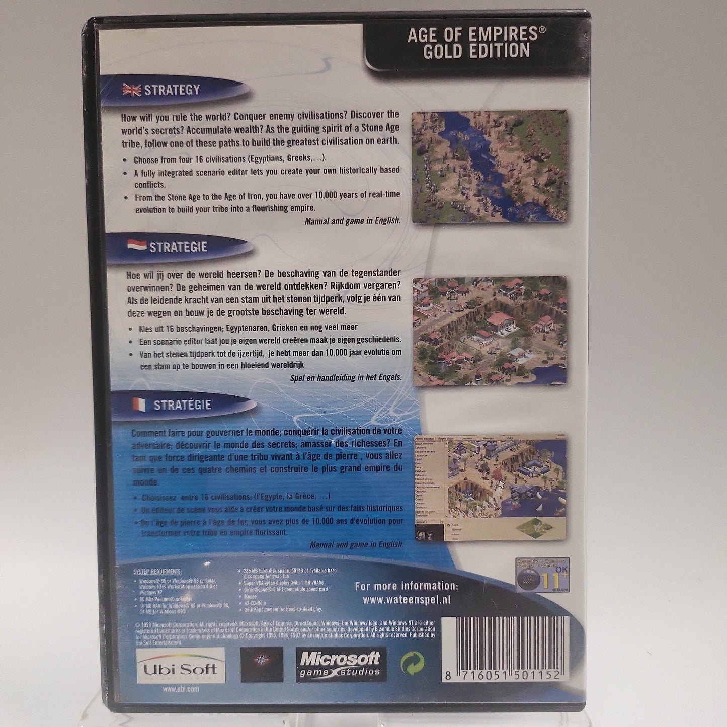 Age of Empires Gold Edition (No Book) PC - Feniks Gameshop