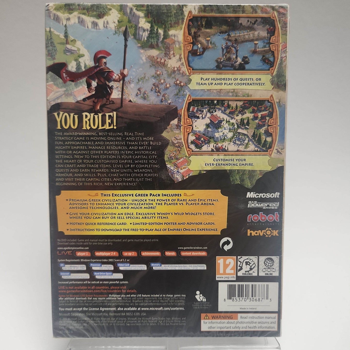 Age of Empires Online the Greeks Digital Download geseald PC - Feniks Gameshop