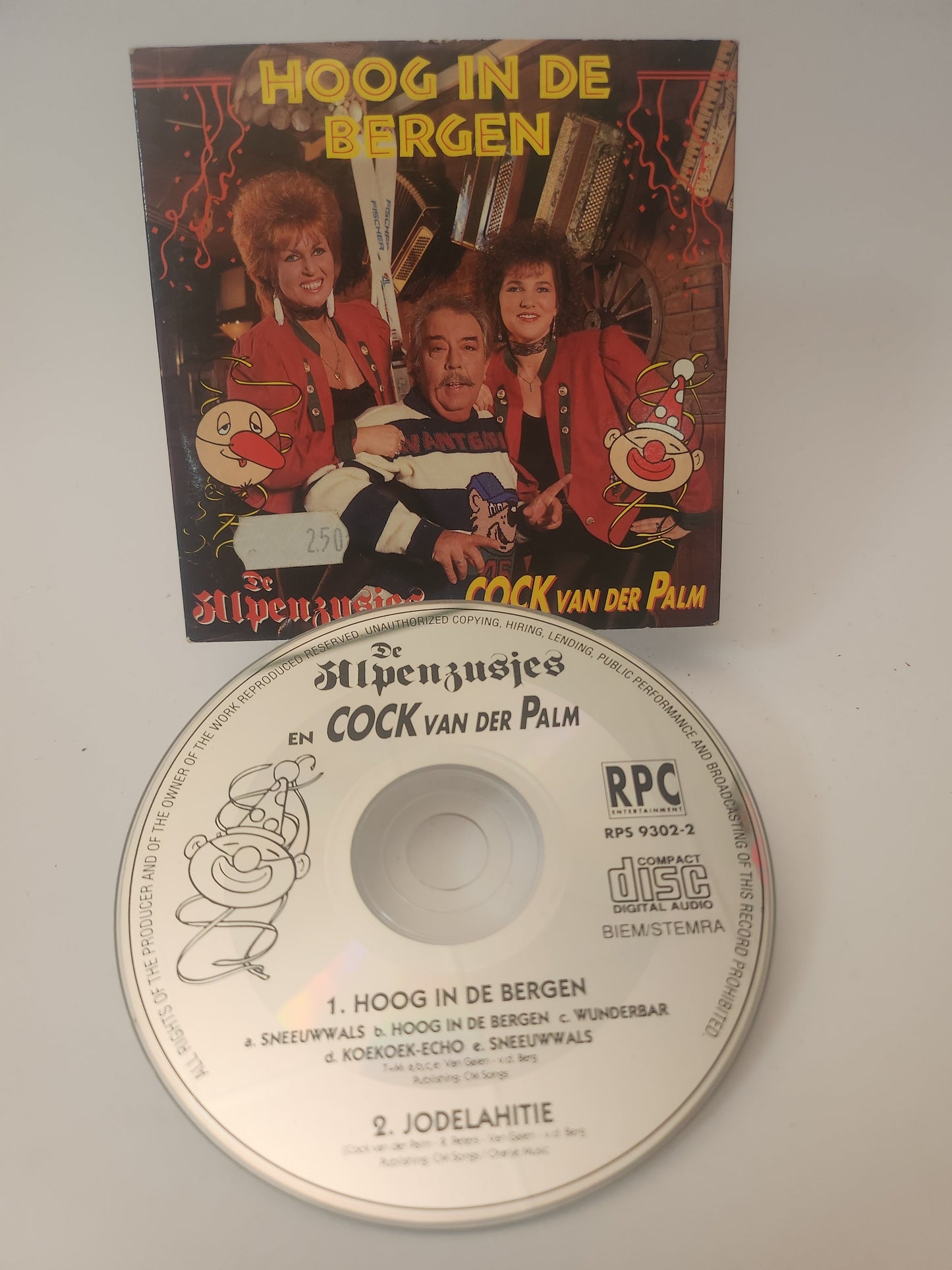 Alpenzusjes & Cock van der Palm: Hoog in de Bergen CD Single - CD Single