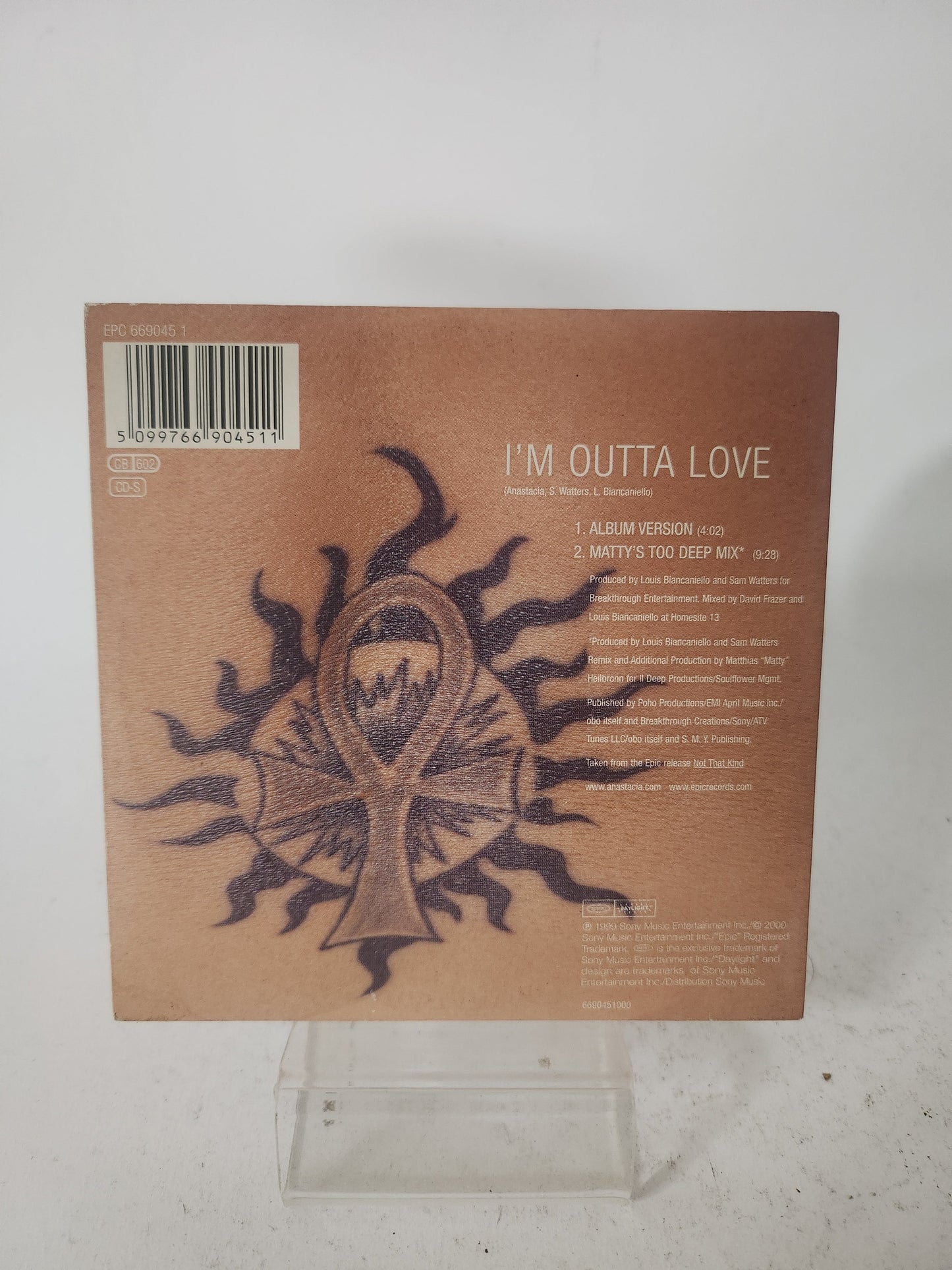 Anastacia: I’m Outta Love CD Single - CD Single