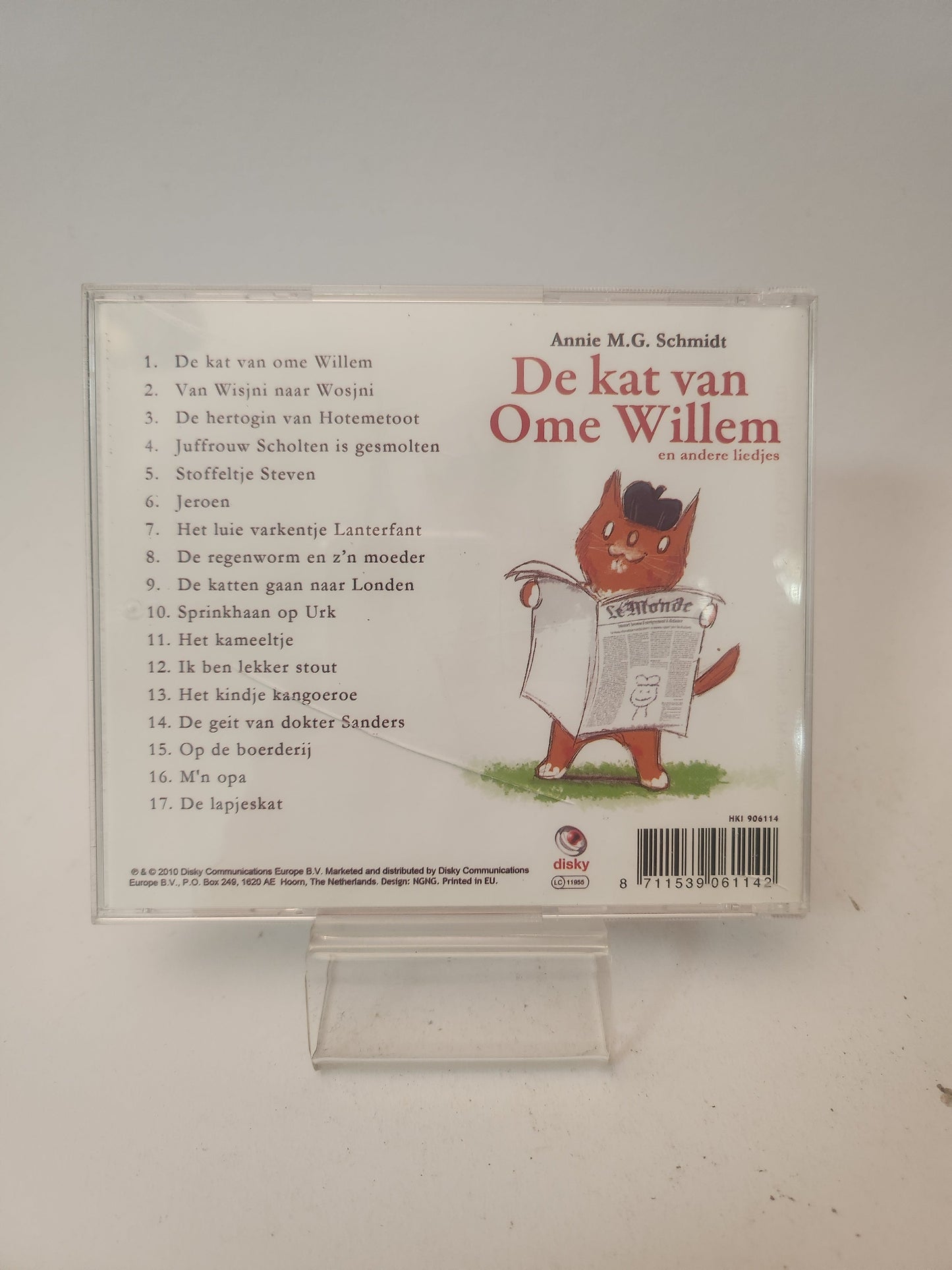 Annie MG Schmidt: de Kat van Ome Willem CD - Cd