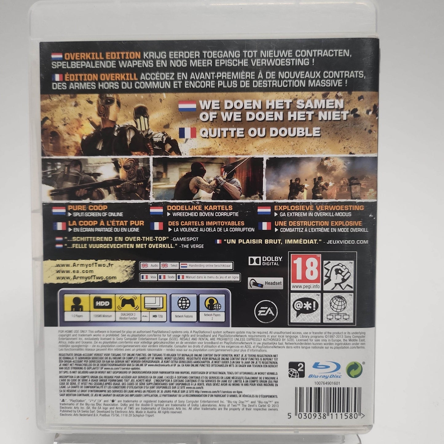 Army of Two the Devil's Cartel Overkill Edition Playstation 3 - Feniks Gameshop