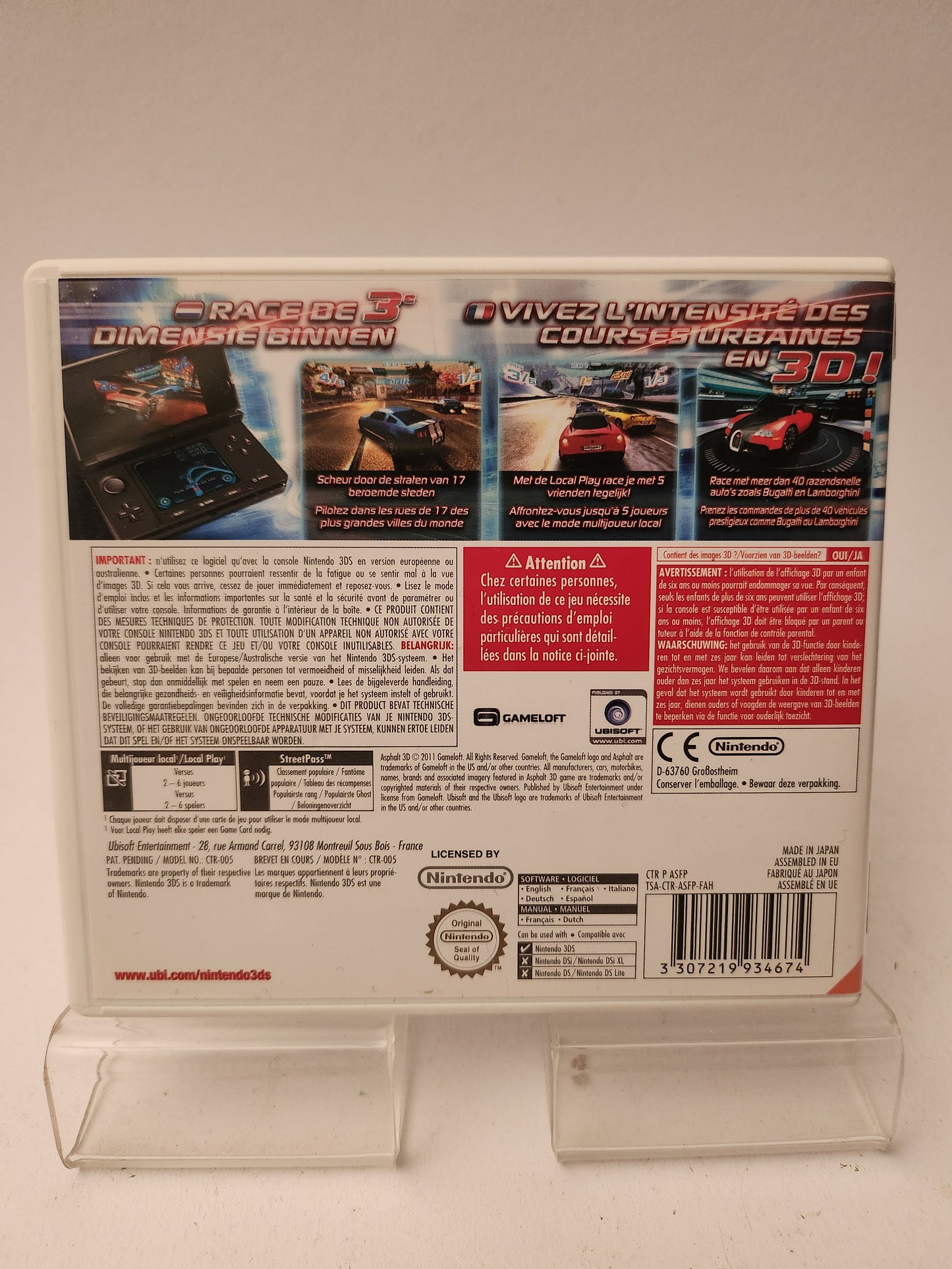 Asphalt 3D Nintendo 3DS - Nintendo 3DS Games
