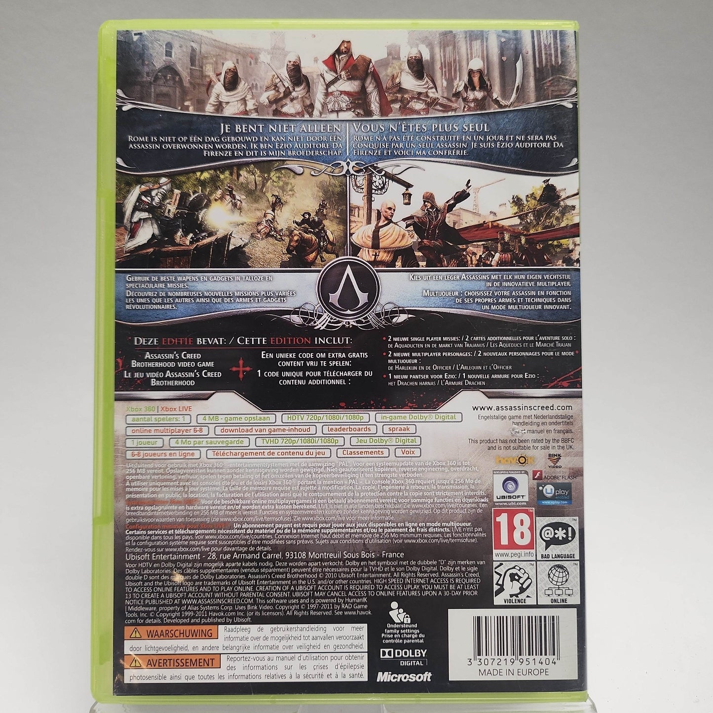 Assassin's Creed Brotherhood Best Sellers Classics Xbox 360 - Feniks Gameshop