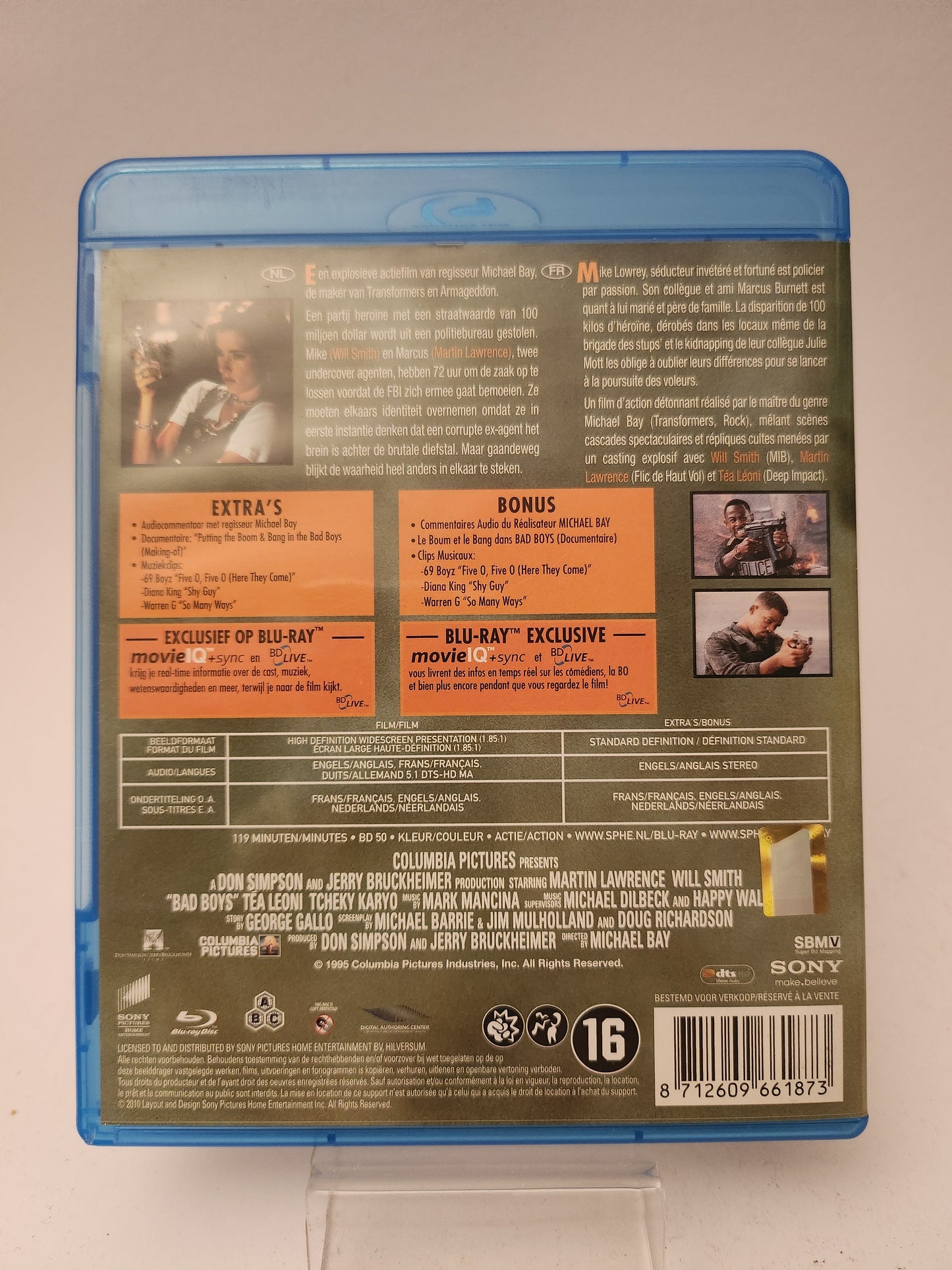 Bad Boys Blu-Ray Will Smith Martin Lawrence - Blu-Ray