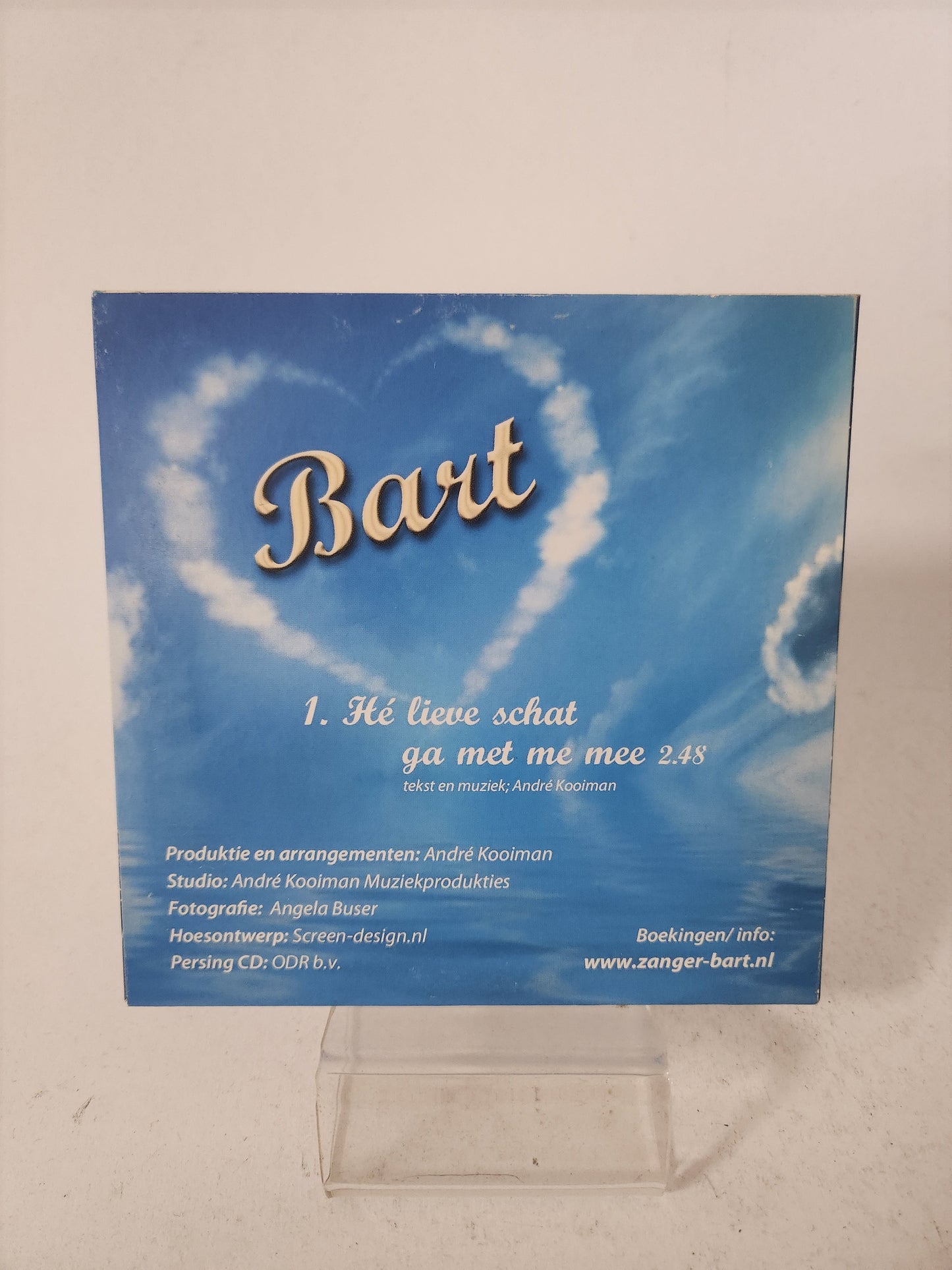 Bart: He Lieve Schat Ga met me Mee CD Single - CD Single