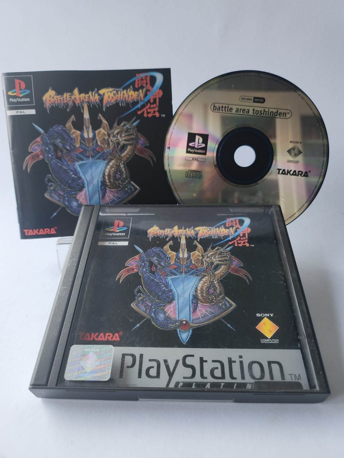 Battle Arena Toshinden Platinum Playstation 1 - Feniks Gameshop
