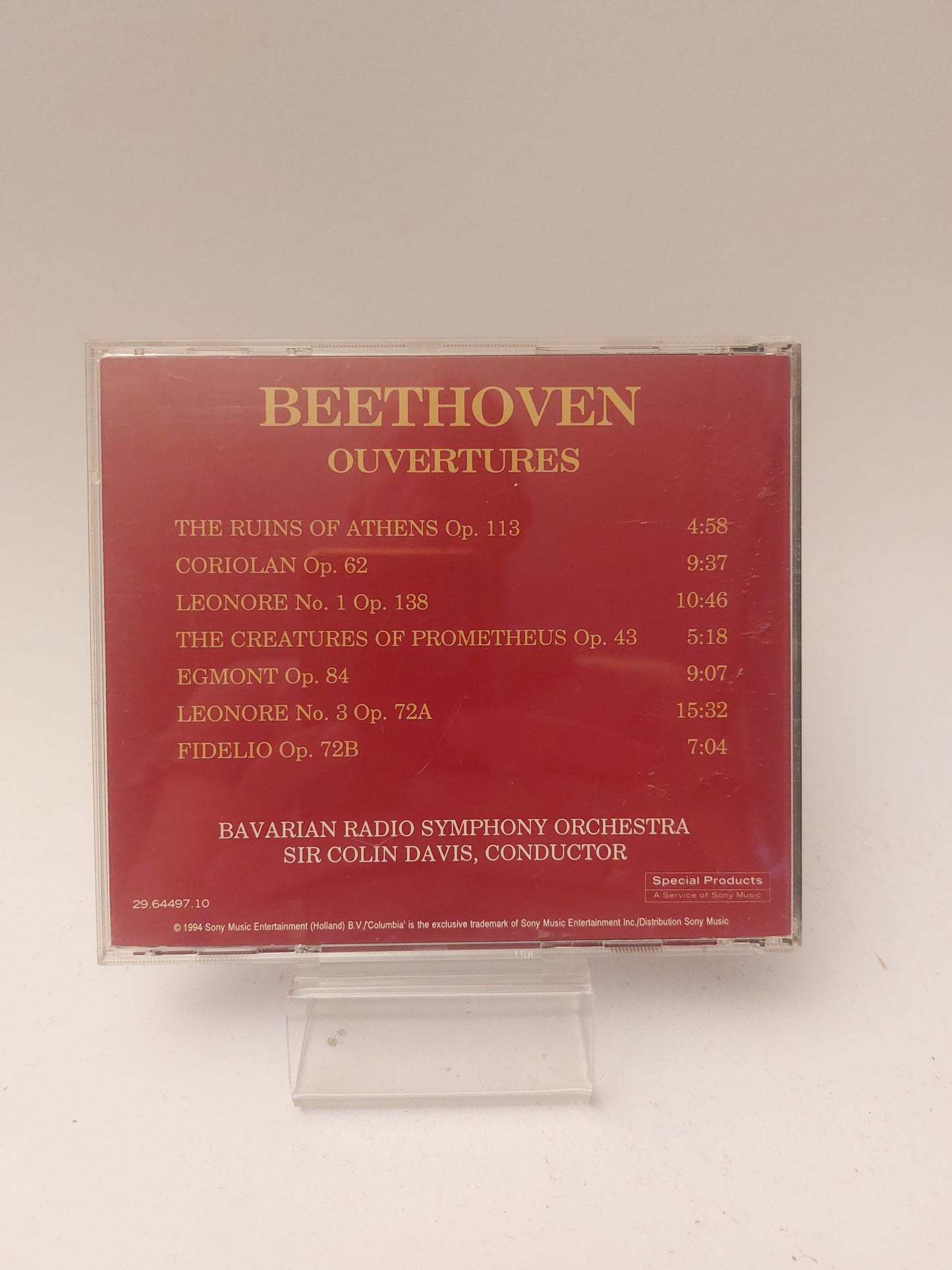 Beethoven Ouvertures CD - Cd