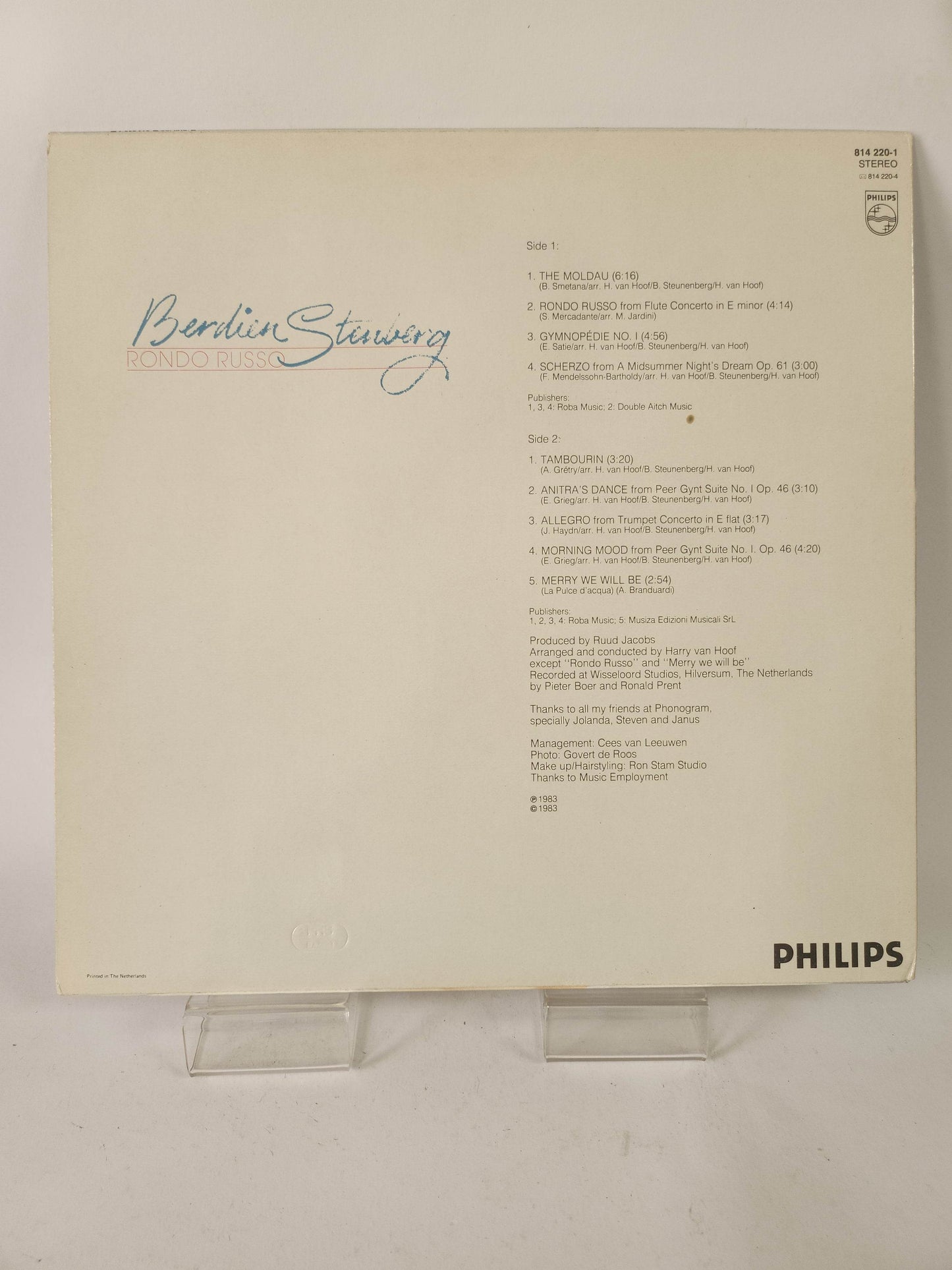 Berdien Stenberg: Rondo Russo LP Vinyl - Feniks Gameshop