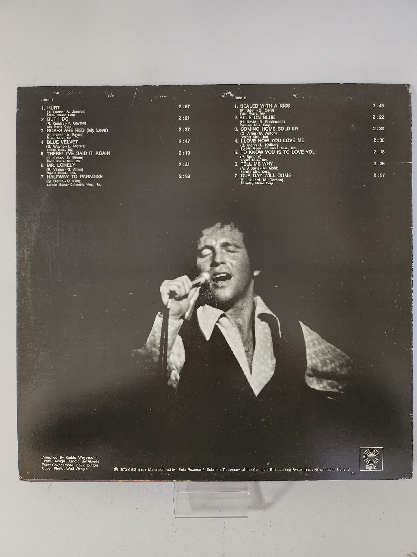 Best of Bobby Vinton LP Vinyl - Lp Vinyl