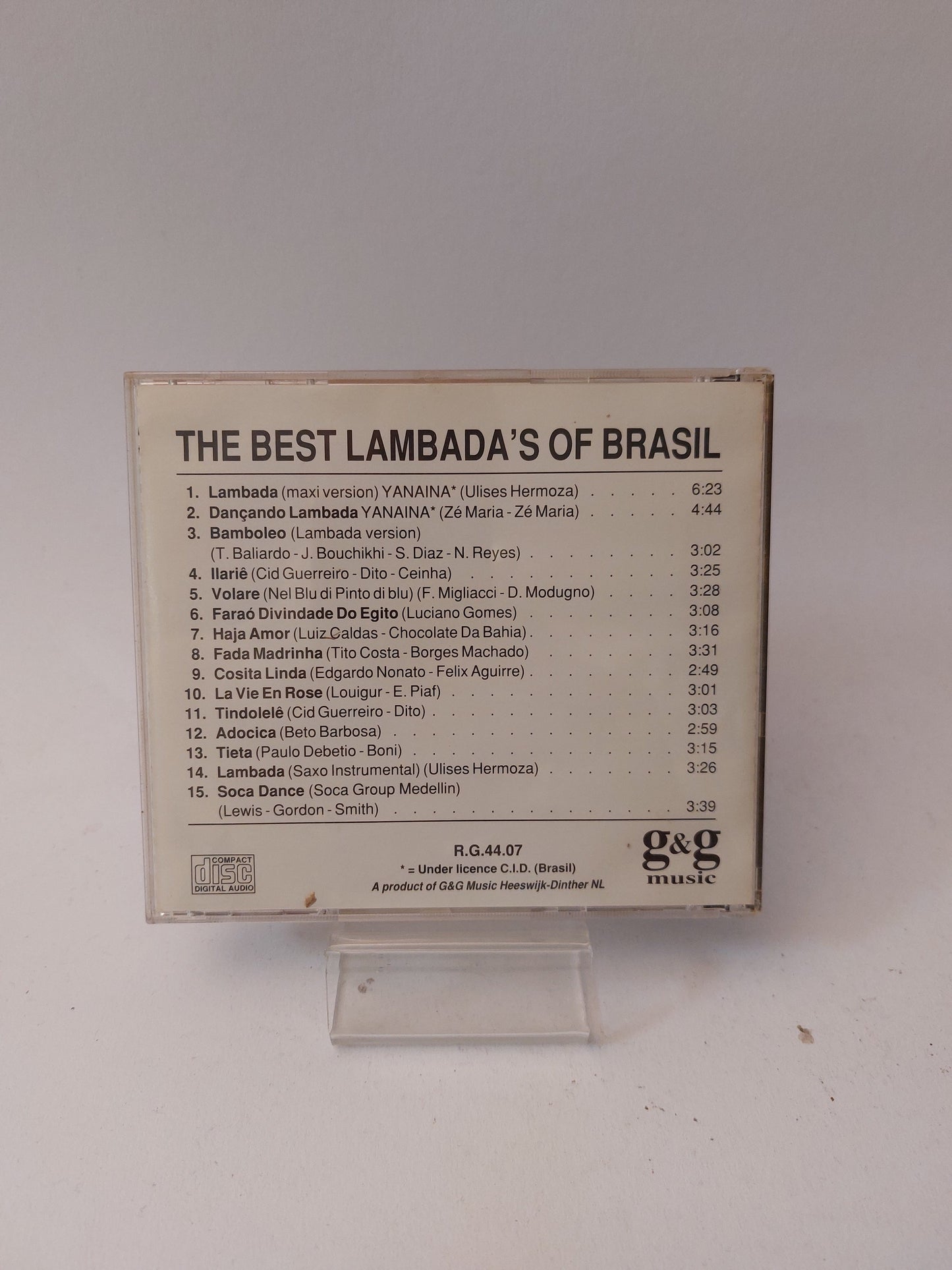 Best Of Lambada’s of Brasil CD - Cd