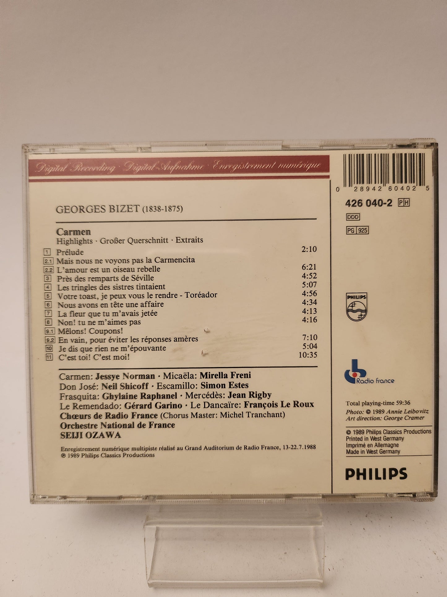Bezet Carmen Jessye Norman CD - Cd