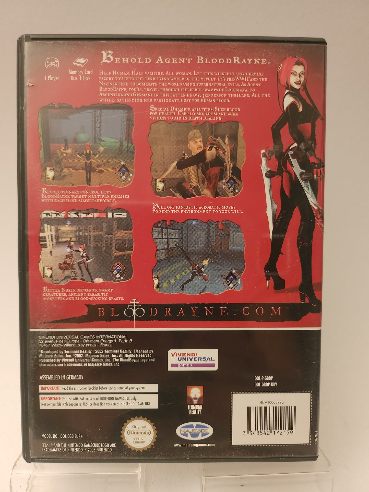 Bloodrayne Nintendo Gamecube - Nintendo Gamecube Games