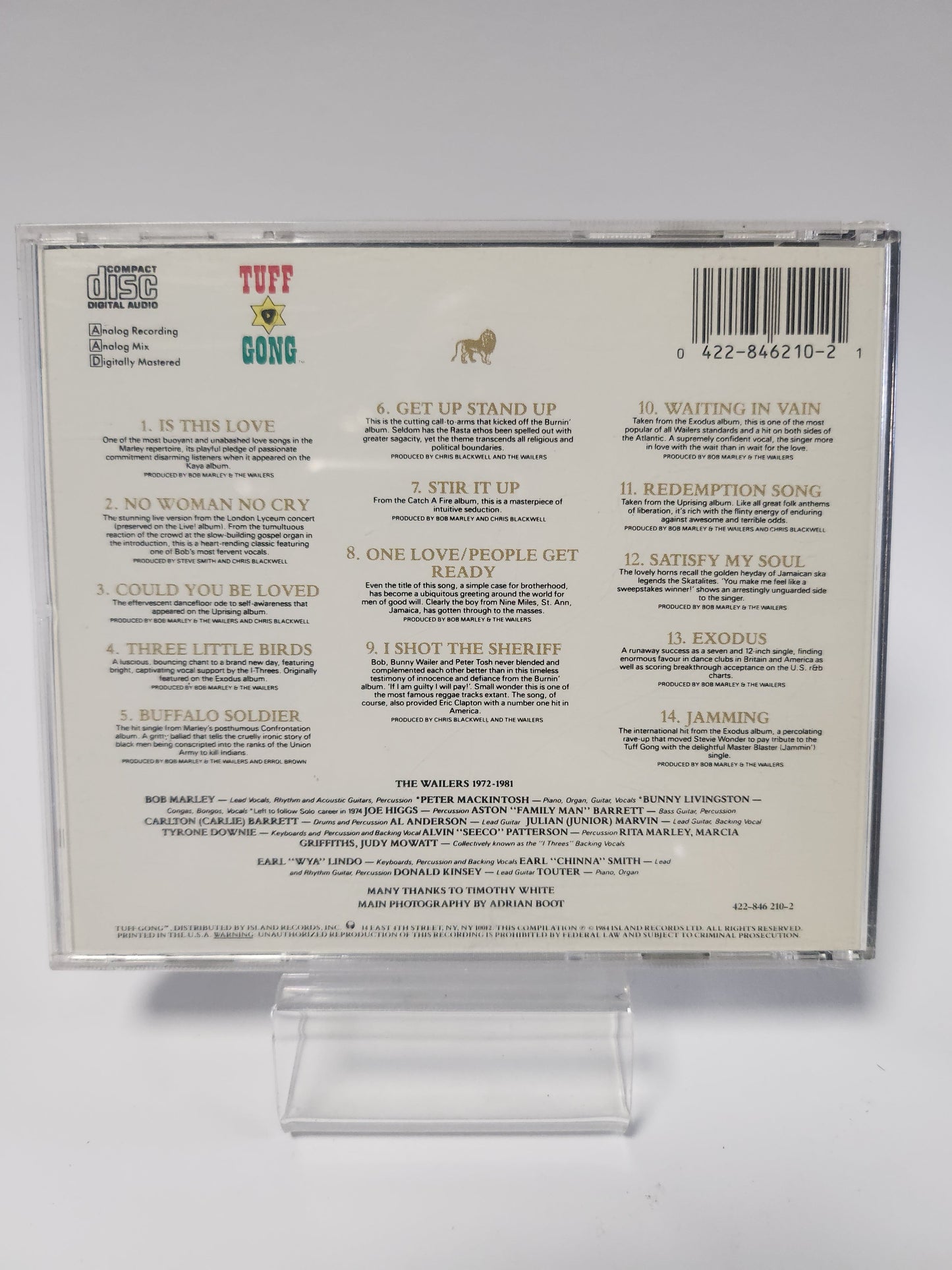 Bob Marley & the Wailers: Legend CD - Cd