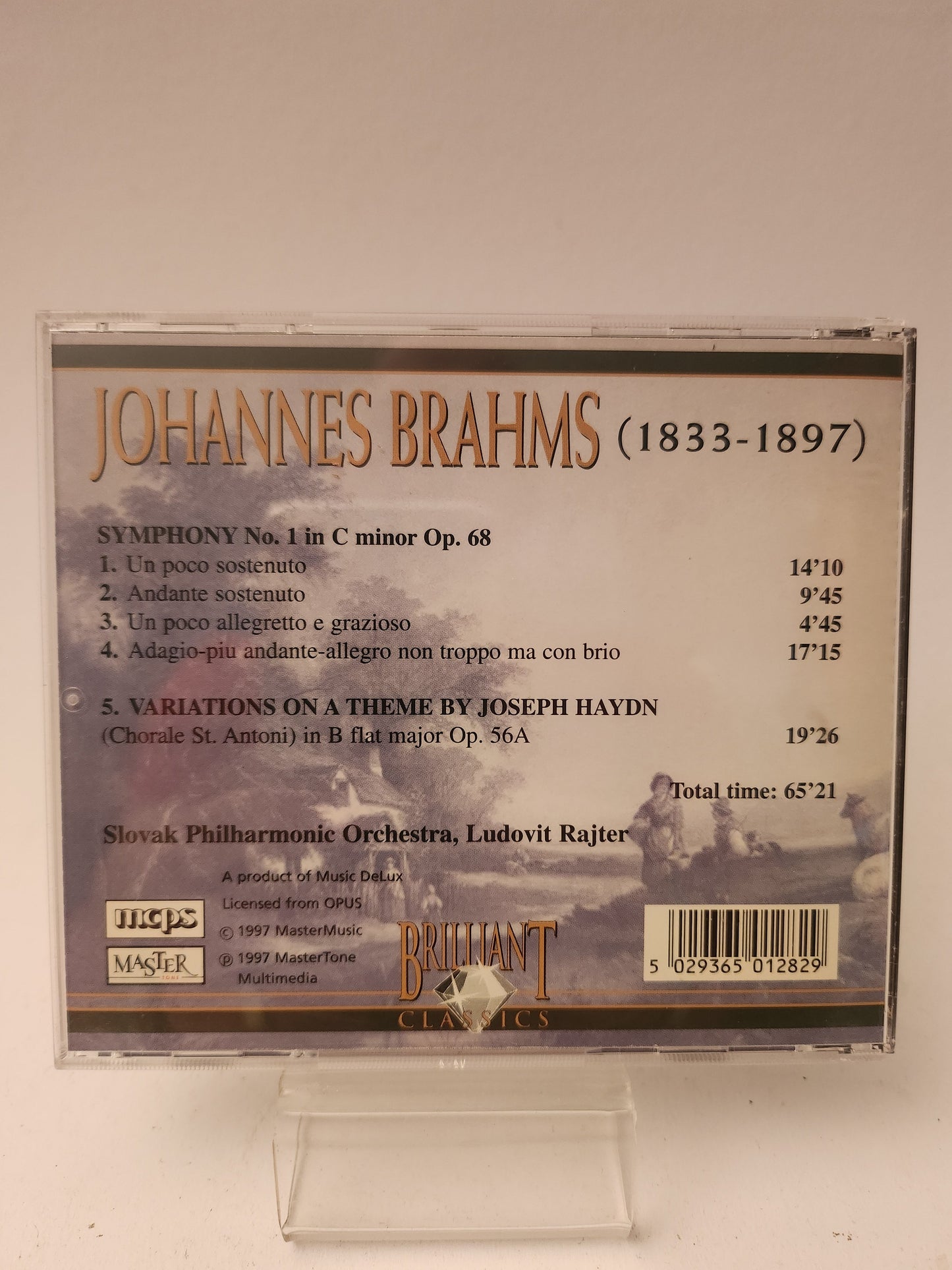 Brahms: Symphony No 1 CD - Cd