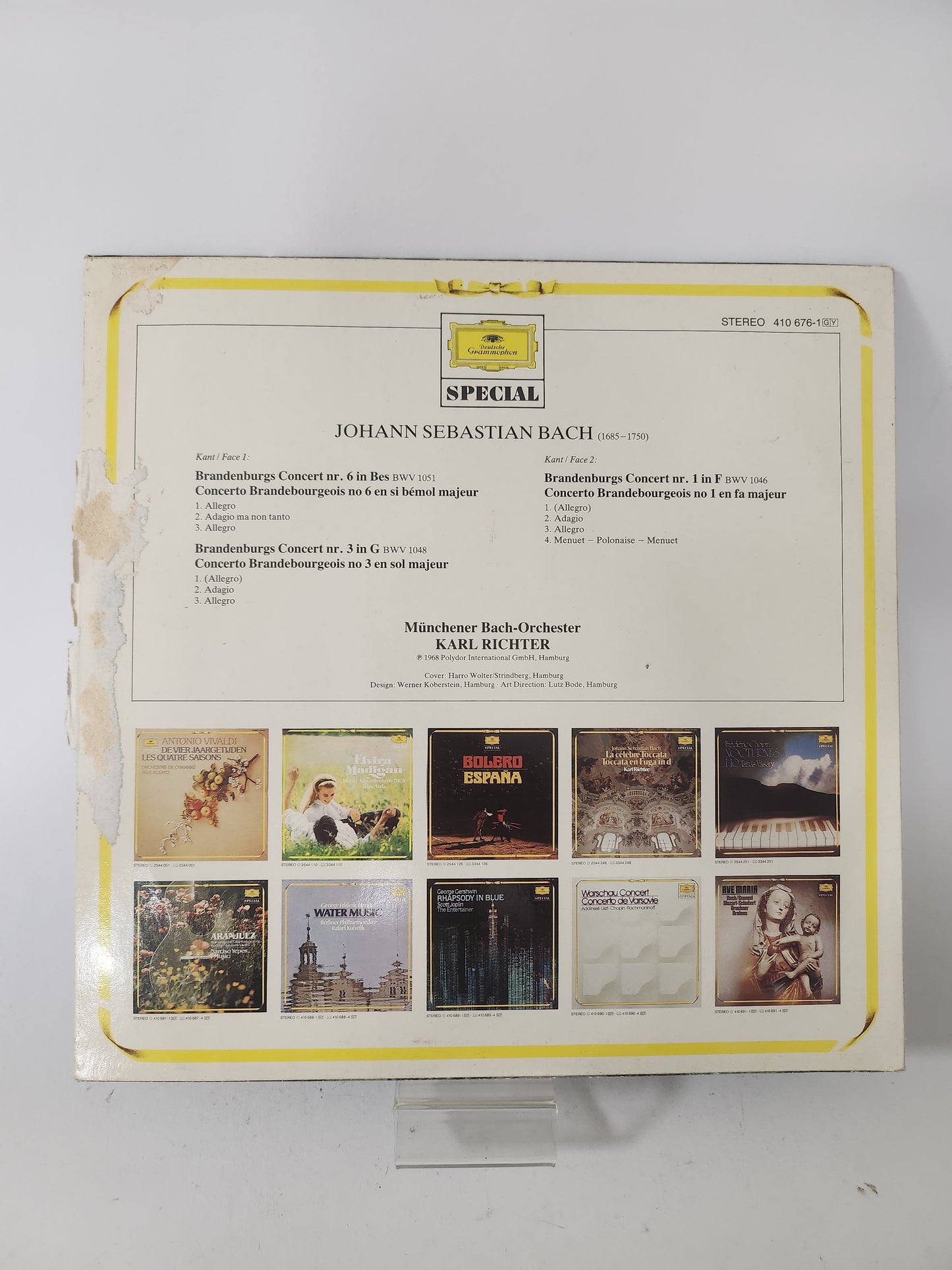 Brandenburgische Konzerte 1.3.6 LP Vinyl - Lp Vinyl