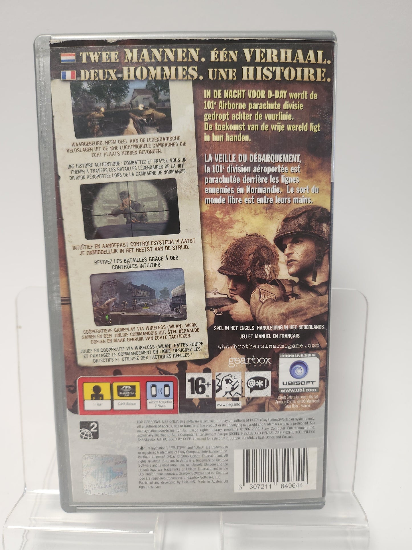 Brothers in Arms D-day Platinum Playstation Portable - Playstation Portable Games