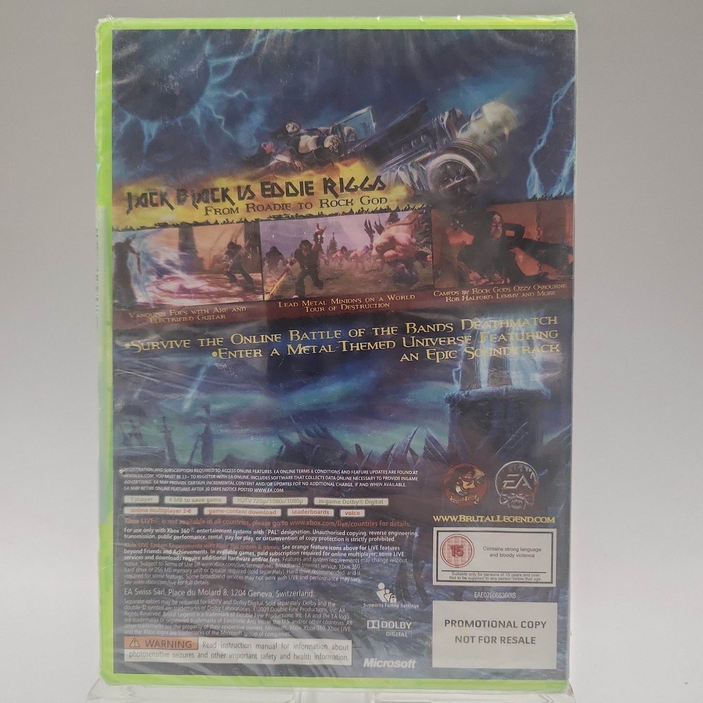 Brutal Legend Promo Disc American Edition Geseald Xbox 360 - Feniks Gameshop