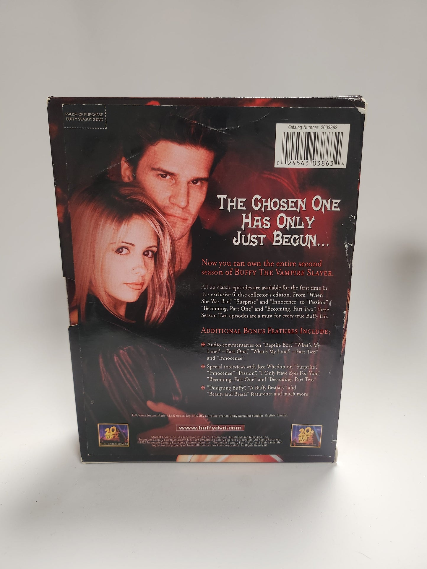 Buffy the Vampire Slayer the Complete Season Two Dvd Box - Dvd Volwassenen