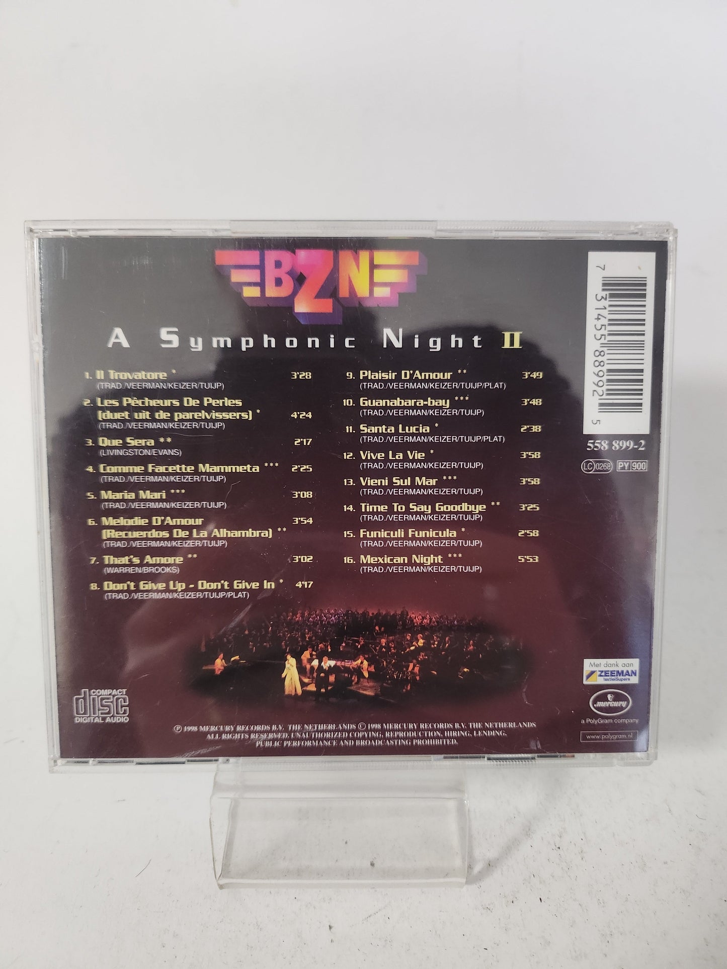 BZN: A Symphonic Night II CD - Cd